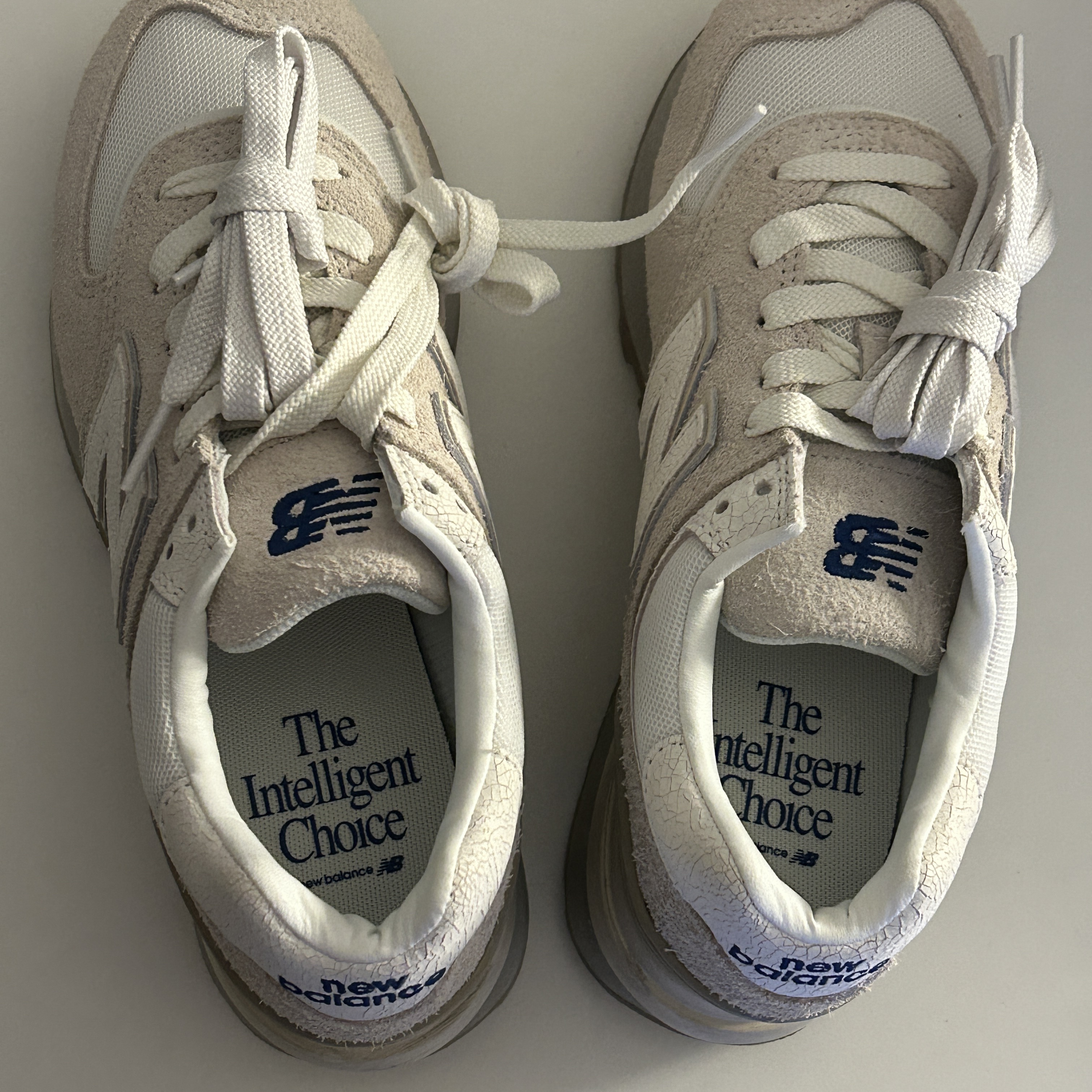 New Balance x Recto 574 Ash Cream Legacy 착용 스타일
