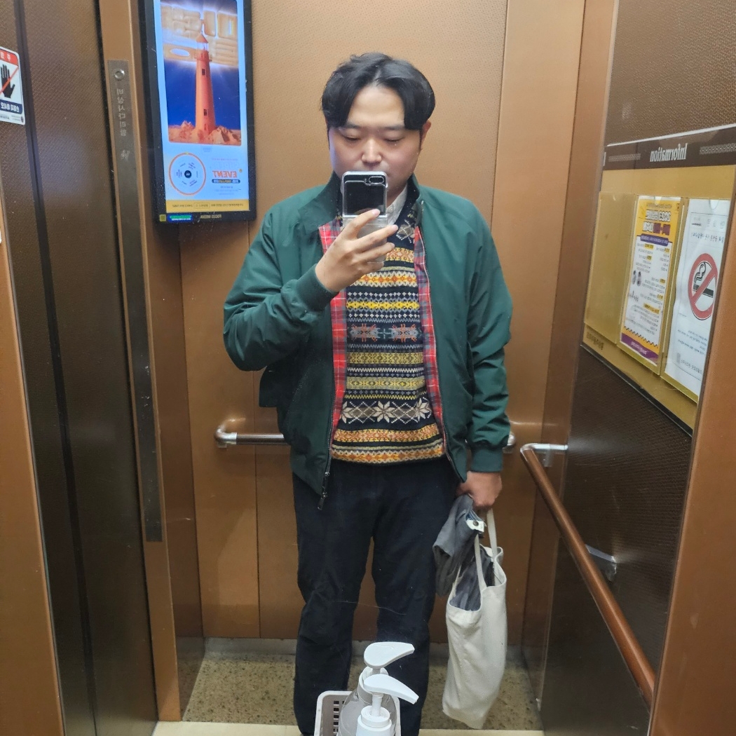 Baracuta G9 Regular fit Harrington Jacket Racing Green 착용 스타일