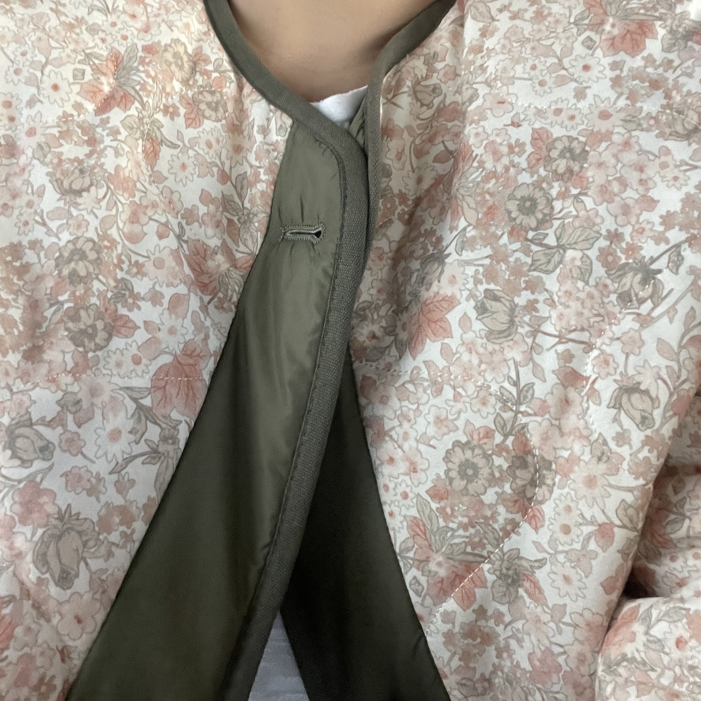 (W) Maje Brandino Reversible Jacket Fleur Rose 착용 스타일
