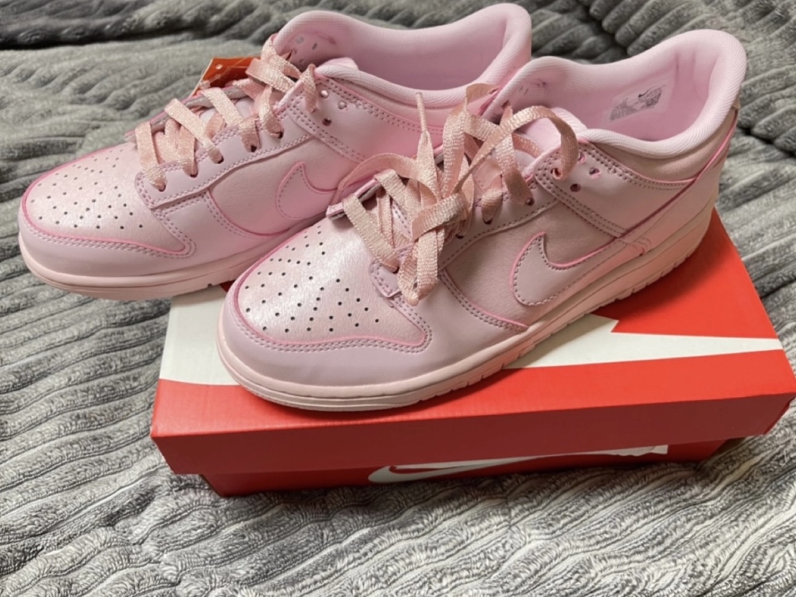 (GS) Nike Dunk Low SE Prism Pink 착용 스타일