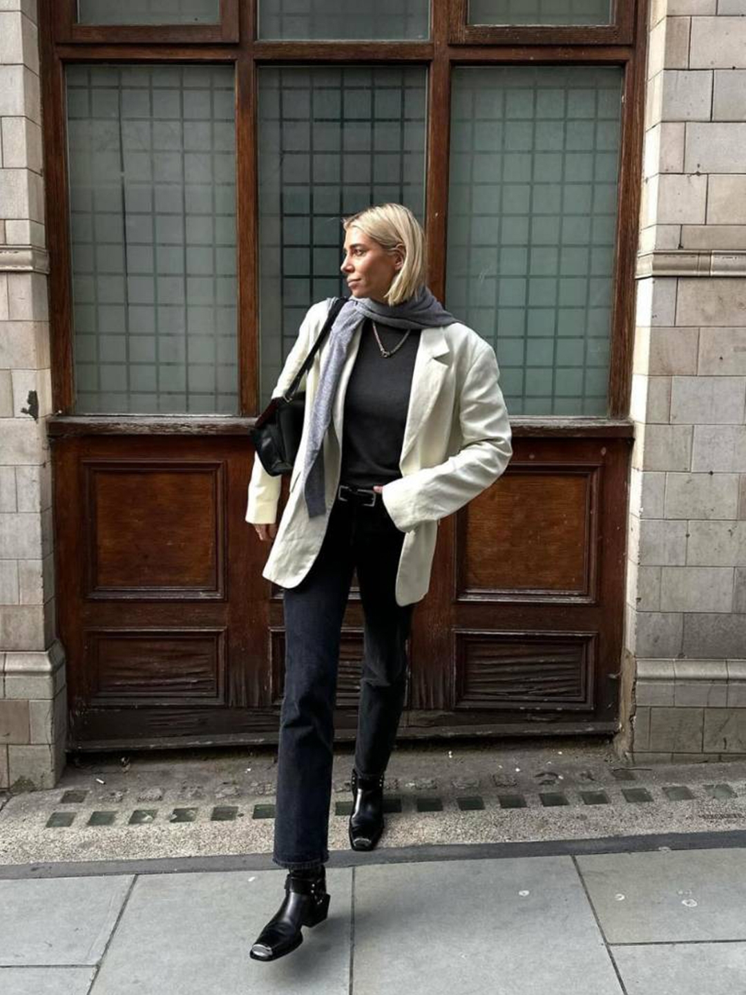 Maison Margiela Paint Jeans Black, IAB Studio x Lee Denim Jeans Black 착용 스타일 - 4