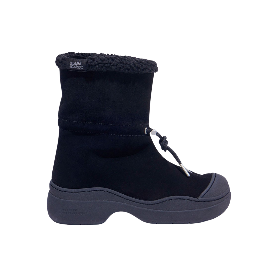(W) 락피쉬웨더웨어 헤이든 드로우 스트링 윈터 부츠 블랙((W) Rockfishweatherwear Hayden Draw String Winter Boots Black) - 1