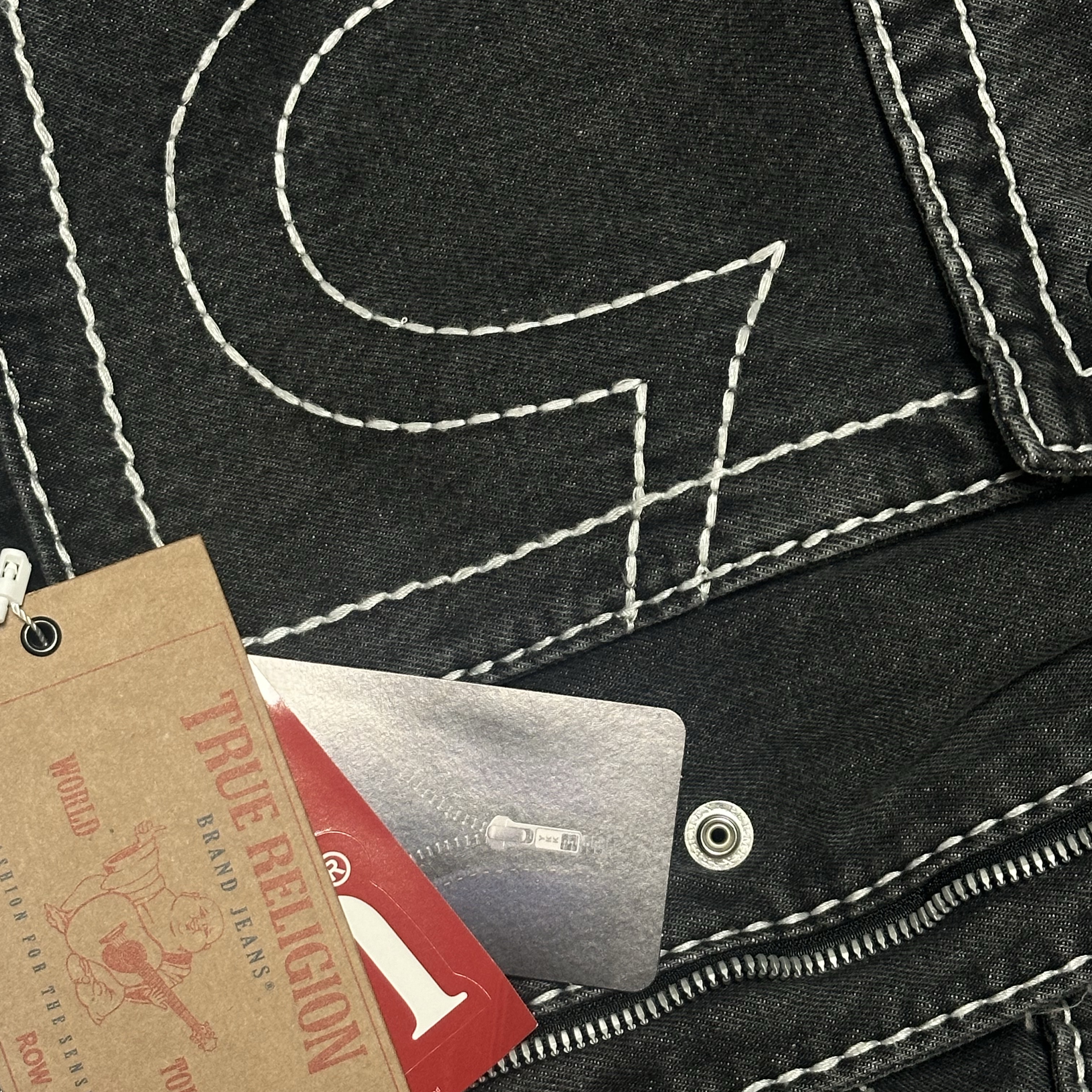 True Religion x Fetch Denim Separate Parka Black 착용 스타일