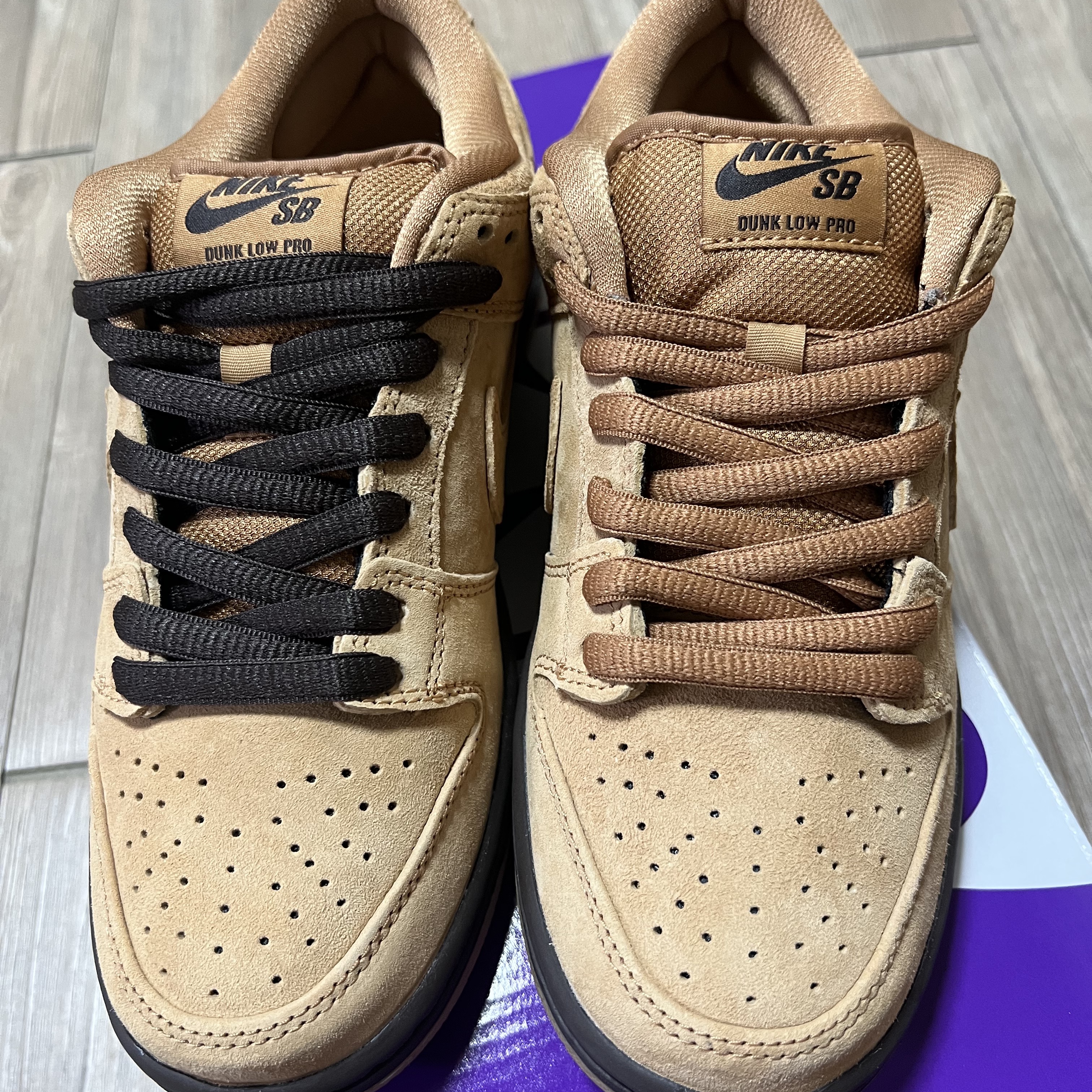 Nike SB Dunk Low Pro Wheat 2023 착용 스타일