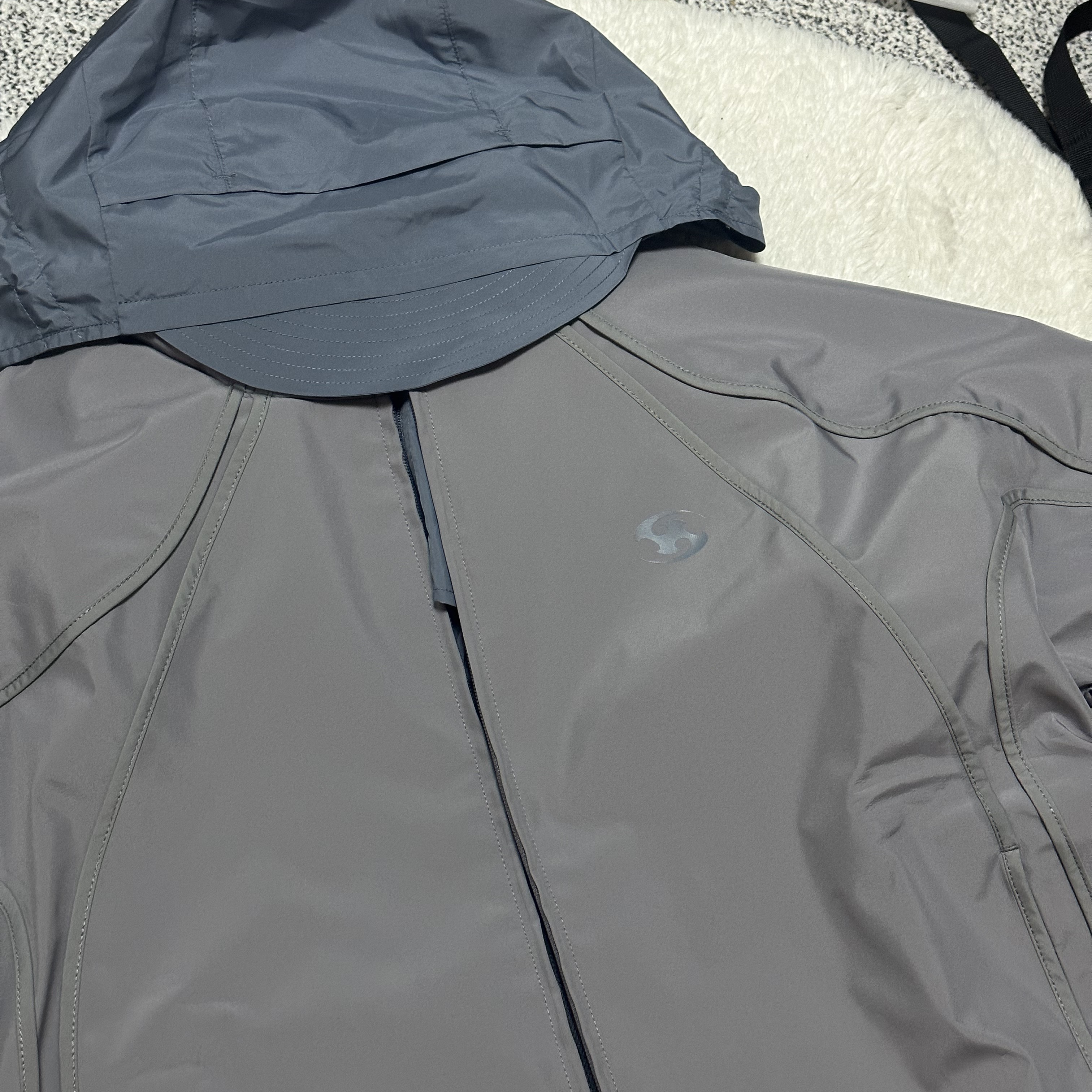 Sansan Gear Docking Jacket V2 Grey - 23FW 착용 스타일 - 4