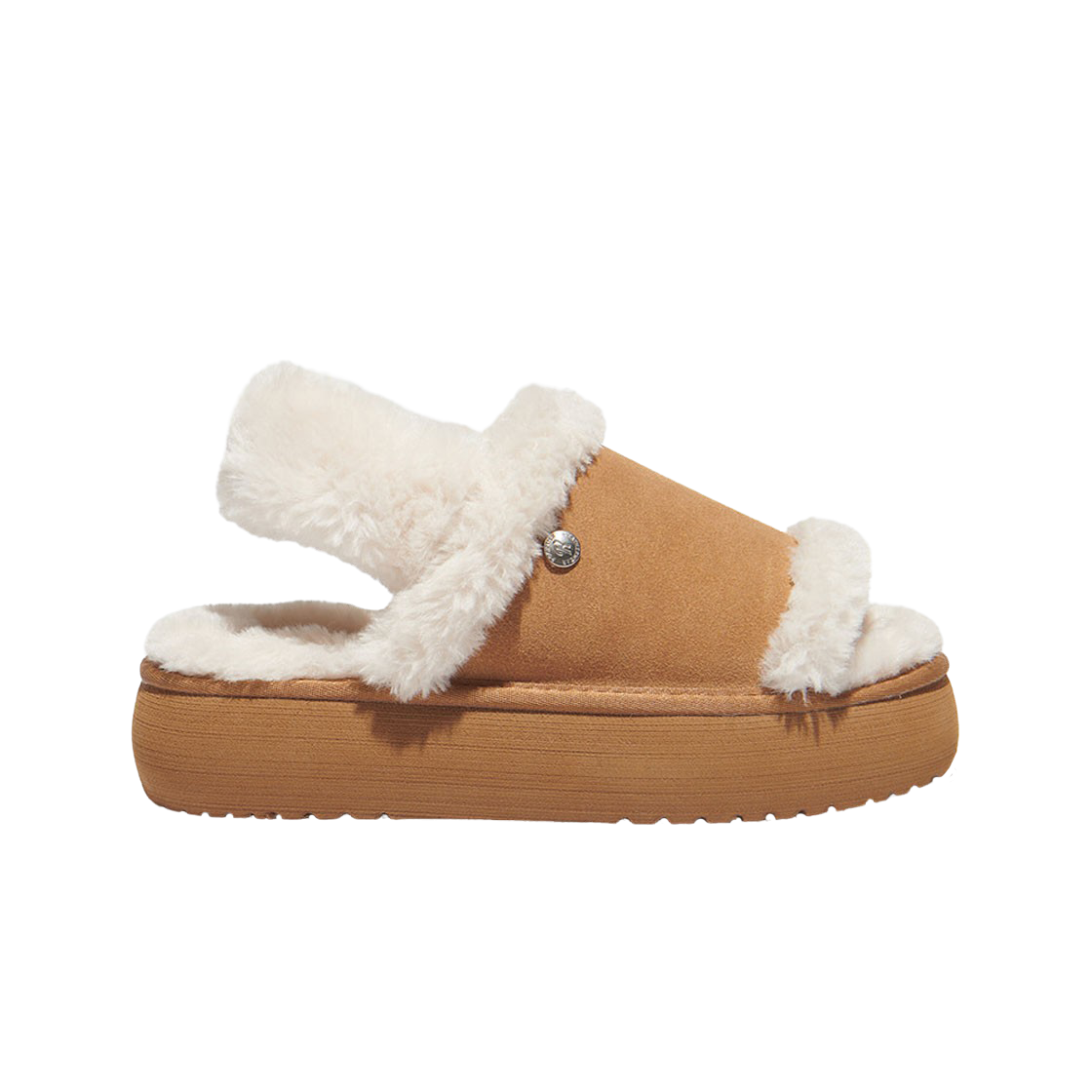 RF1SHBD3FS004 (W) Rockfishweatherwear Cloudy Flatform Open-Toe Slingback Chestnut