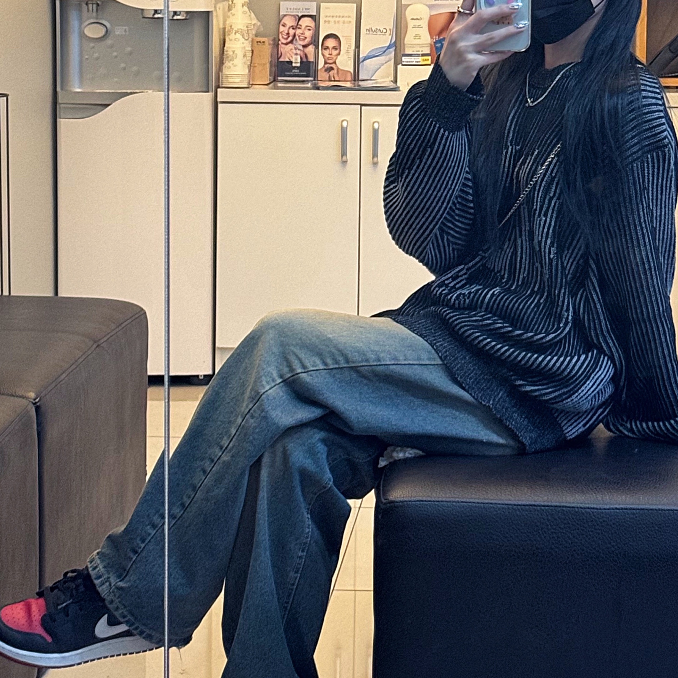 Jordan 1 Low Alternate Bred Toe 착용 스타일