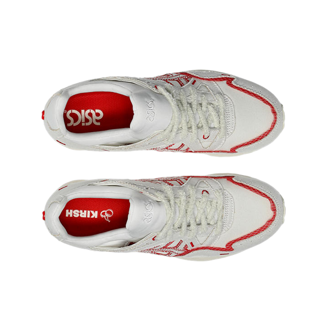 아식스 x 키르시 젤 라이트 5 크림 파이어리 레드(Asics x Kirsh Gel-Lyte V Cream Fiery Red) - 2