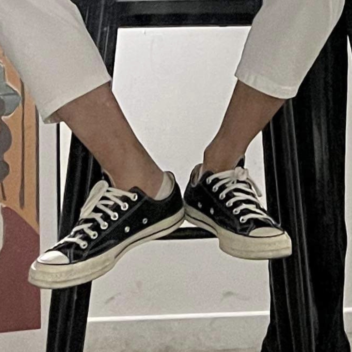 Converse Chuck 70 Ox Black - Standard 착용 스타일