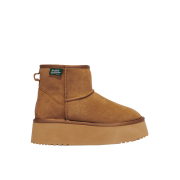 (W) Rockfishweatherwear Cloudy Maxi Winter Short Boots Chestnut