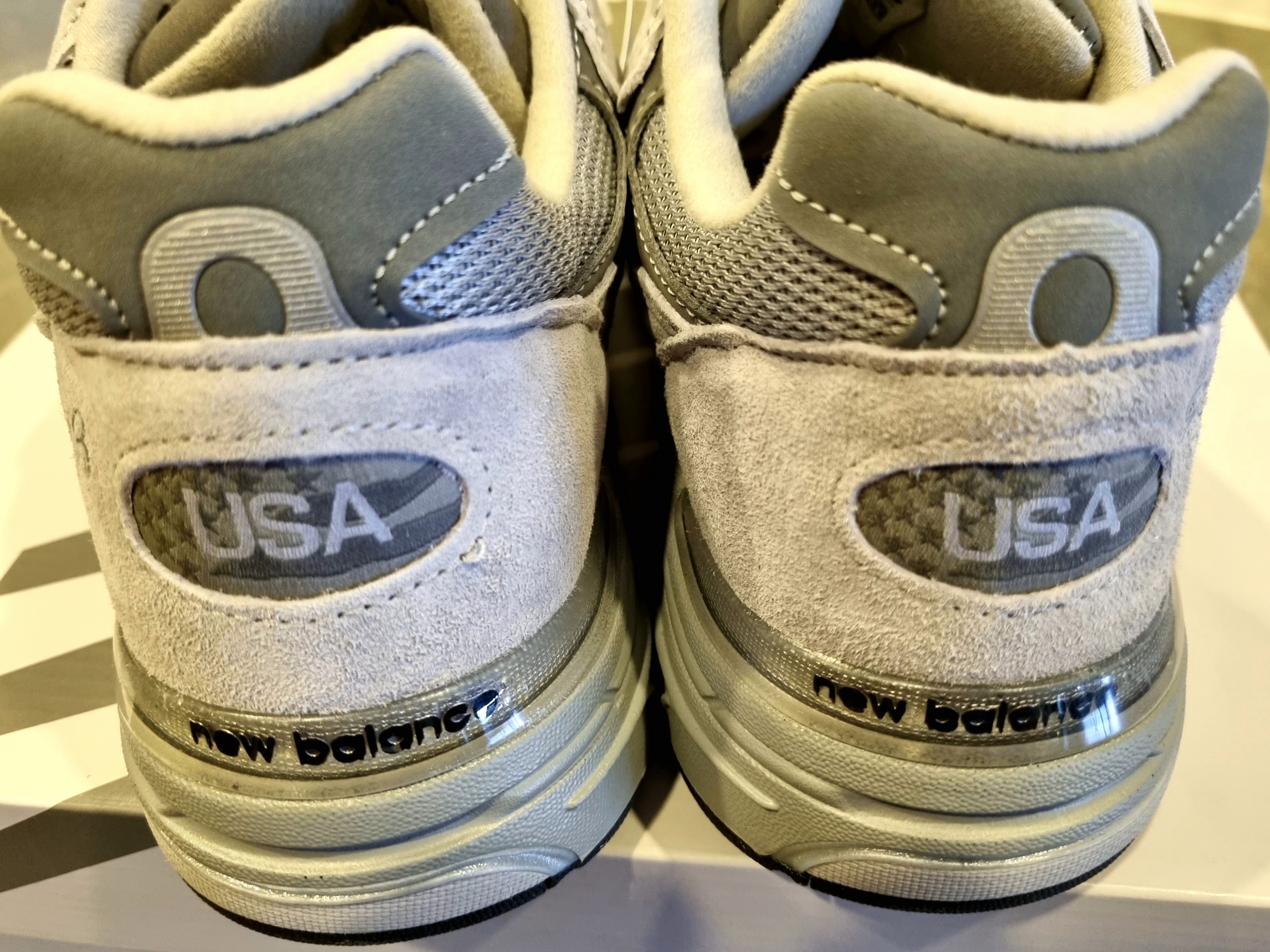 New Balance 993 Made in USA Grey - D Standard 착용 스타일 - 6