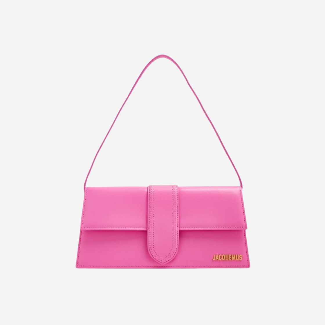 Jacquemus Le Bambino Long Flap Bag Neon Pink 상세 이미지 1