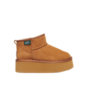 (W) Rockfishweatherwear Cloudy Maxi Winter Mini Boots Chestnut