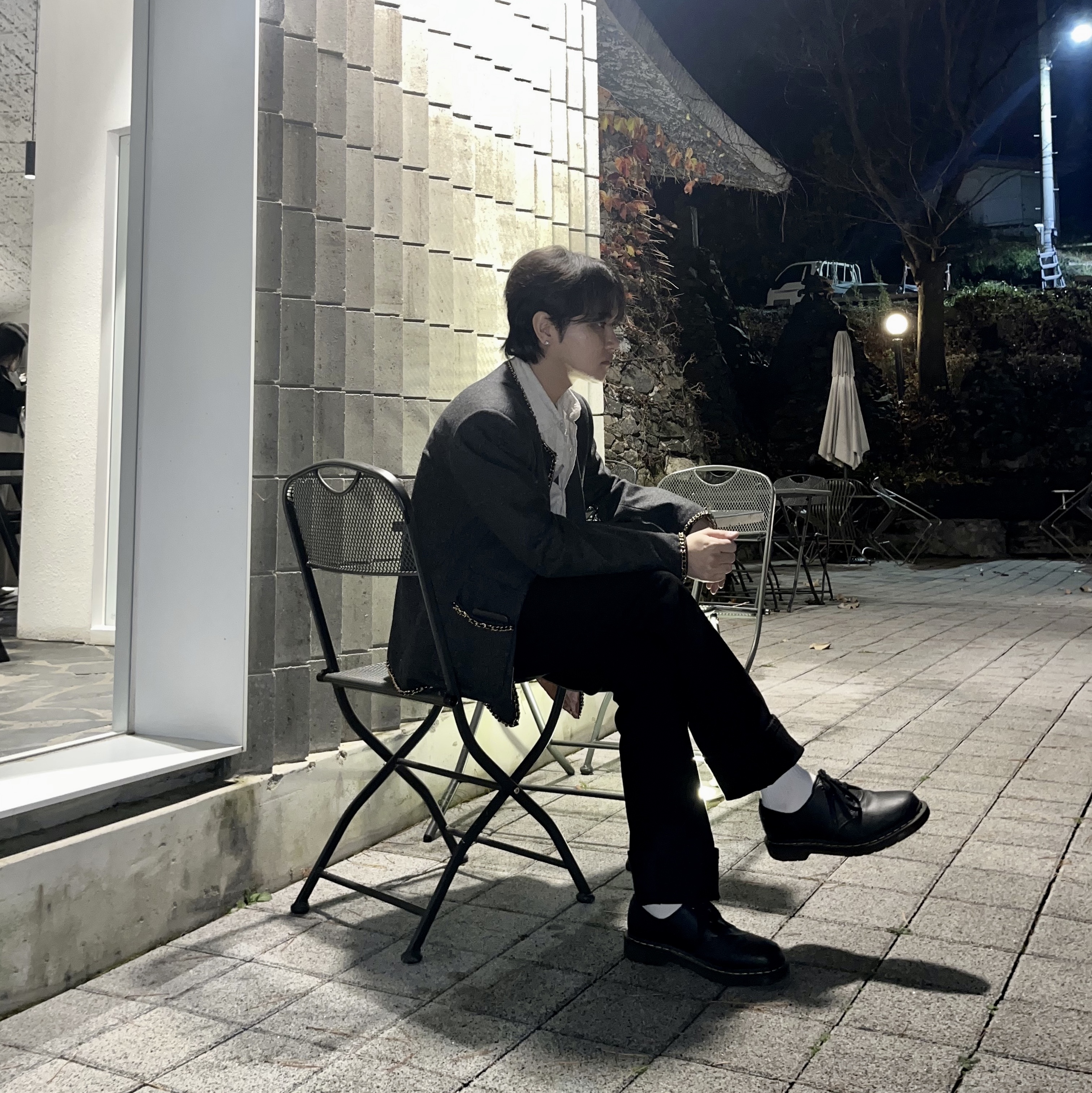 Dr. Martens 1461 Plain Welt Smooth Black 착용 스타일 - 2