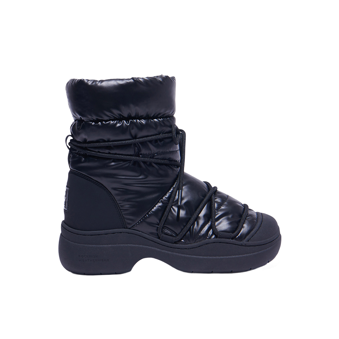 (W) 락피쉬웨더웨어 헤이든 스노우 패딩 부츠 블랙((W) Rockfishweatherwear Hayden Snow Padded Boots Black) - 1