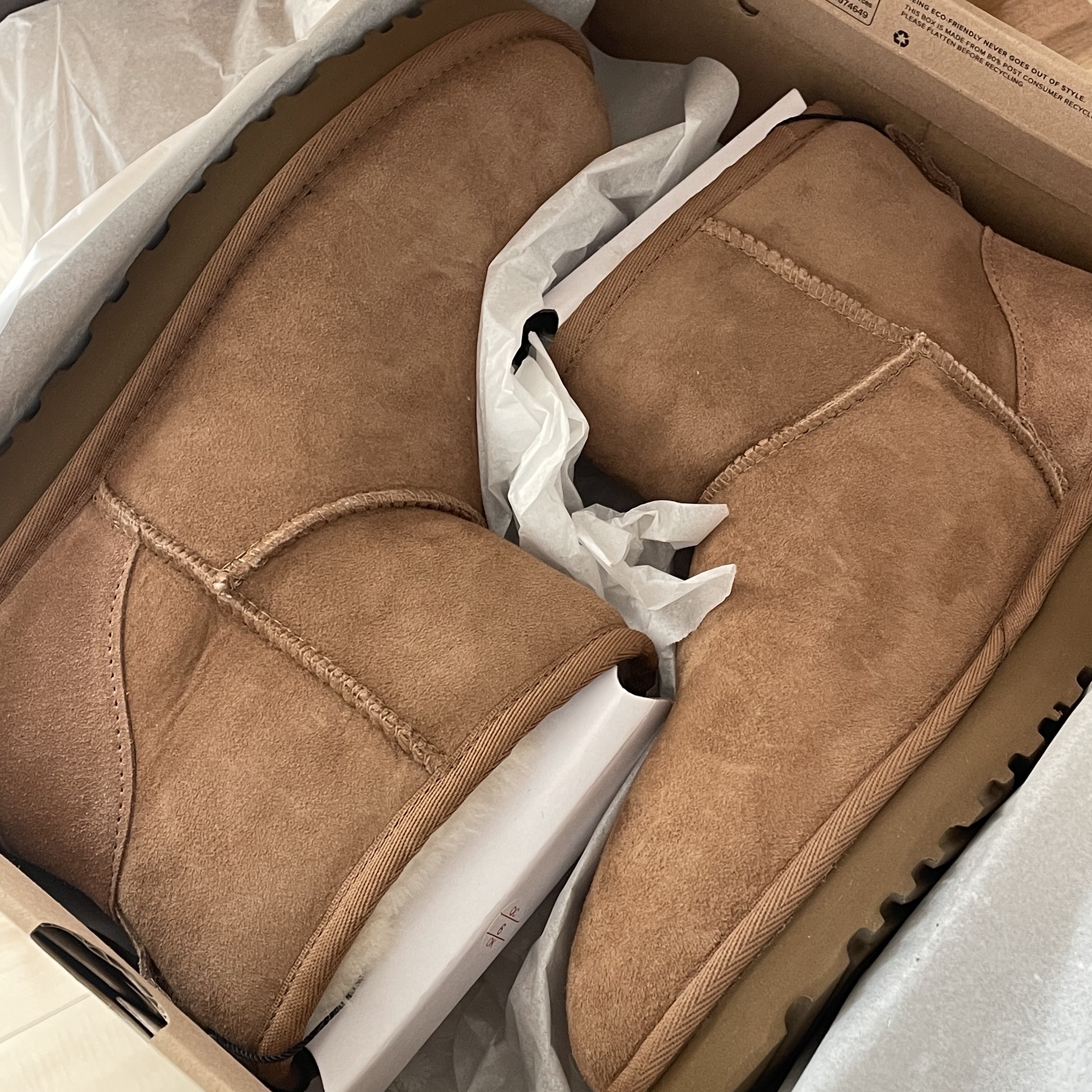 (W) UGG Classic Mini II Boots Chestnut 착용 스타일