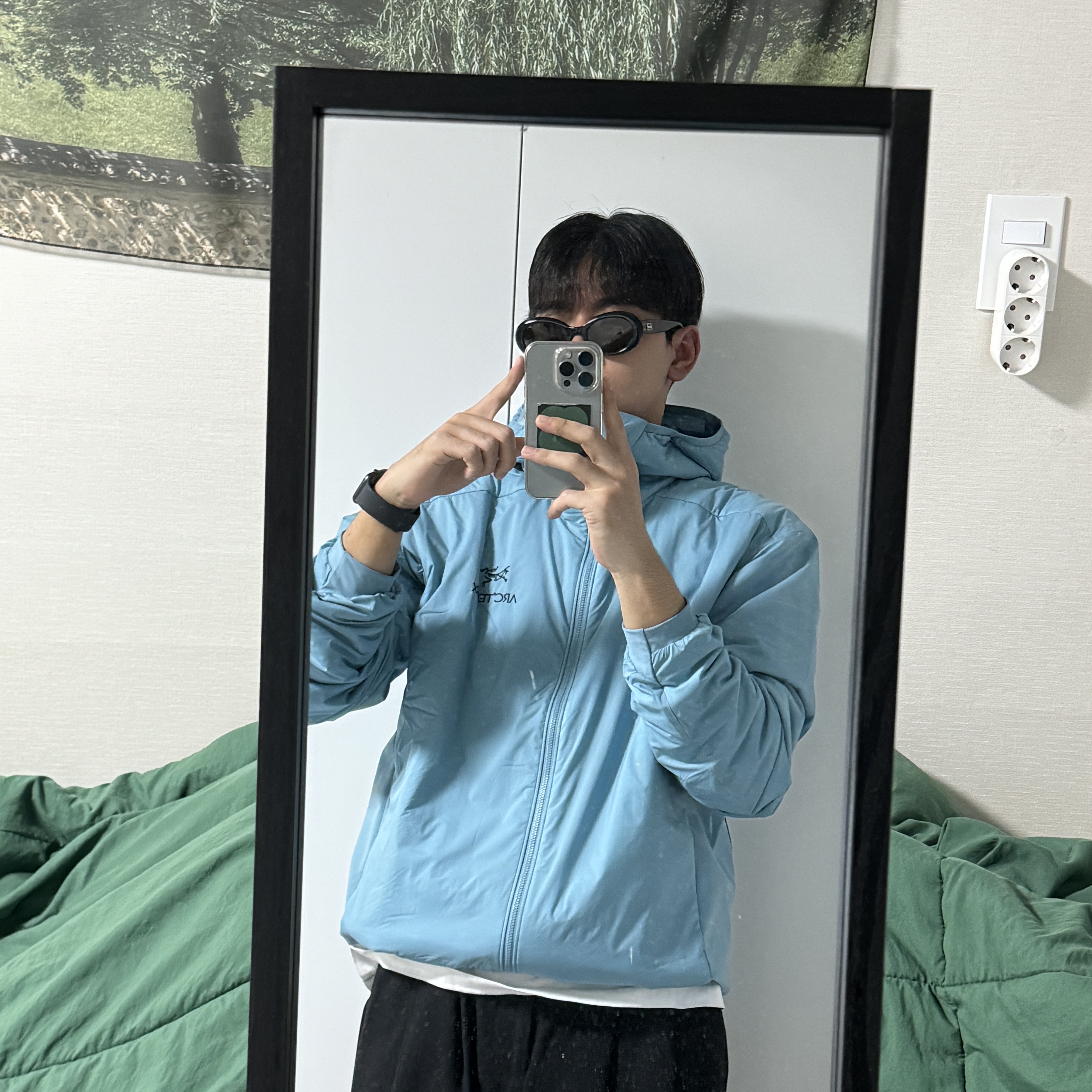 Arc'teryx Atom LT Hoody Solace 착용 스타일 - 1