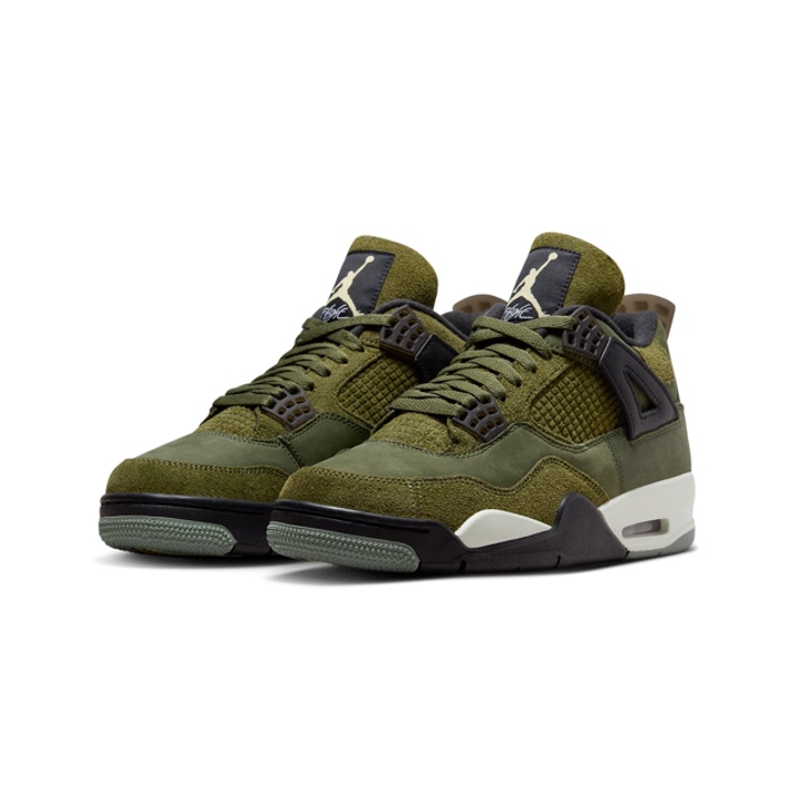 Jordan 4 Retro SE Craft Medium Olive 착용 스타일 - 2