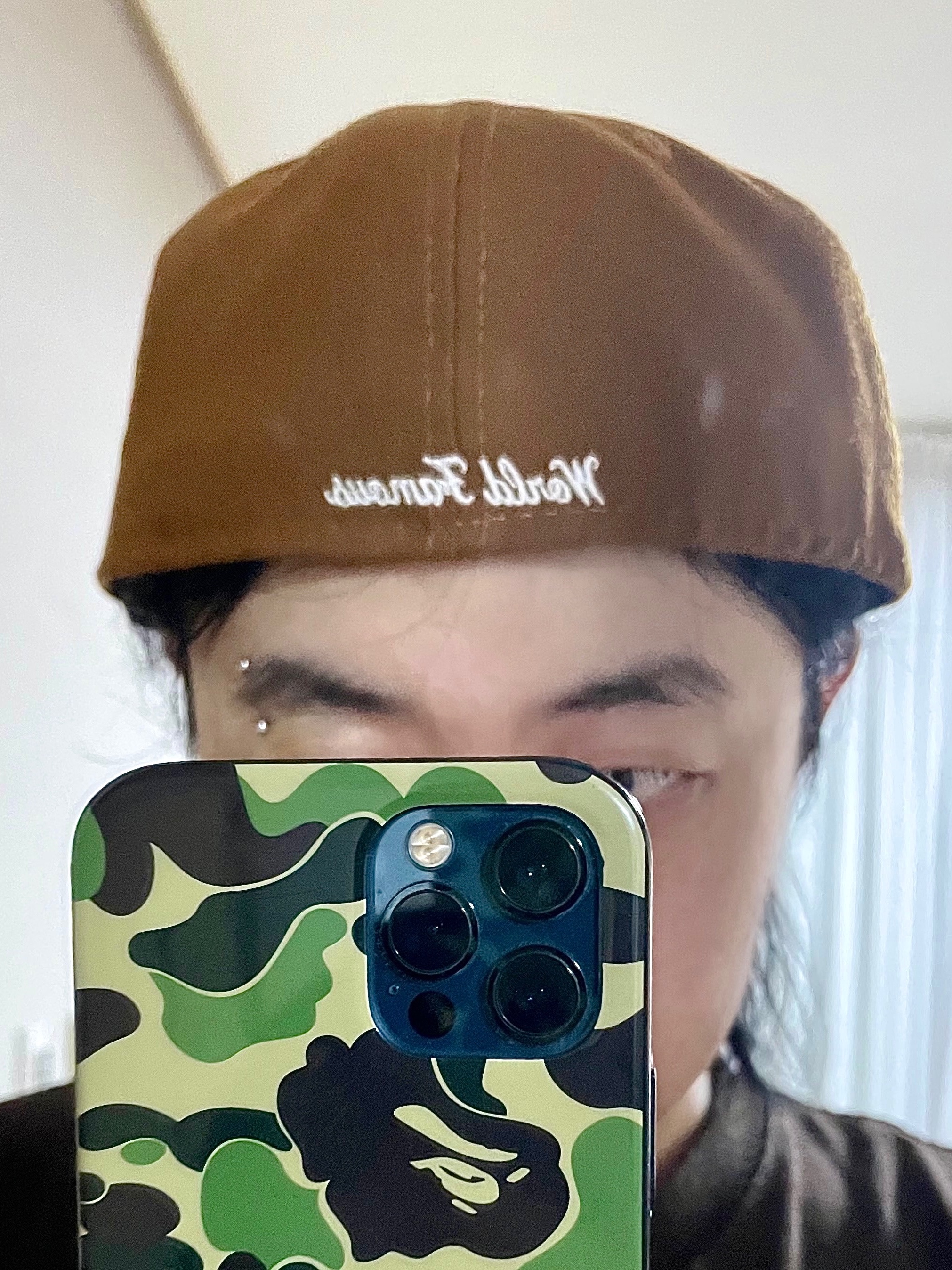 Supreme Money Box Logo New Era Brown - 22FW, Nike Air Force 1 '07 Low White 착용 스타일 - 2