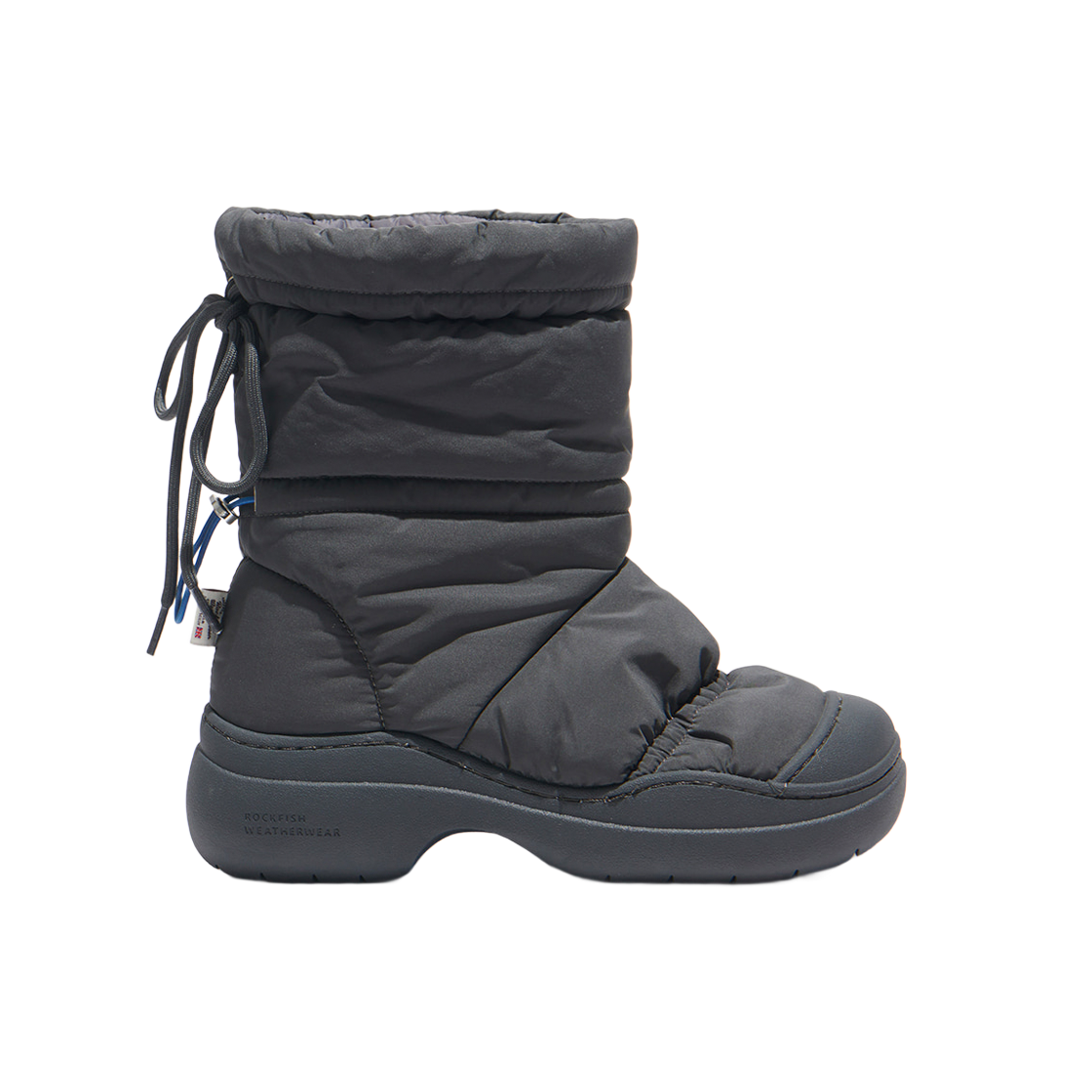 (W) 락피쉬웨더웨어 헤이든 미들 퍼프 패딩 부츠 다크 그레이((W) Rockfishweatherwear Hayden Middle Puff Padded Boots Dark Grey) - 1