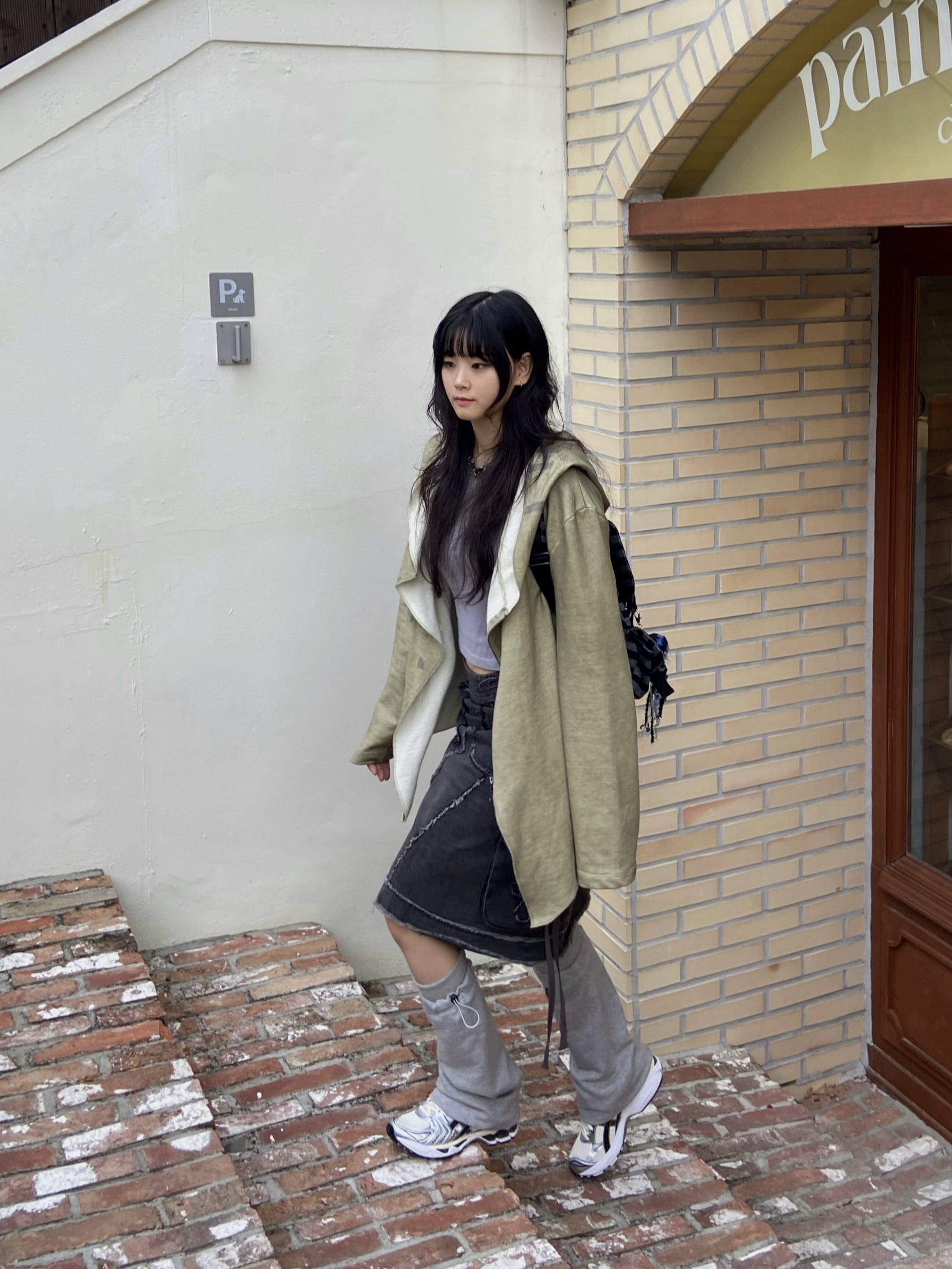Asics Gel-Kayano 14 Cream Black 착용 스타일 - 6