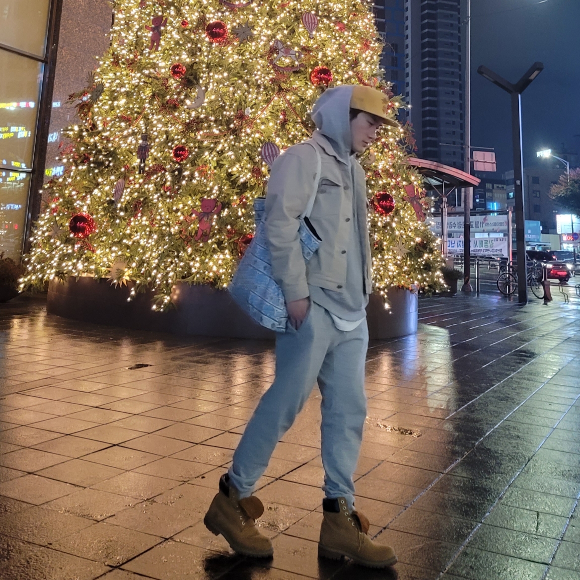 Timberland Premium 6 inch Waterproof Boot Wheat Nubuck - Wide 착용 스타일 - 1