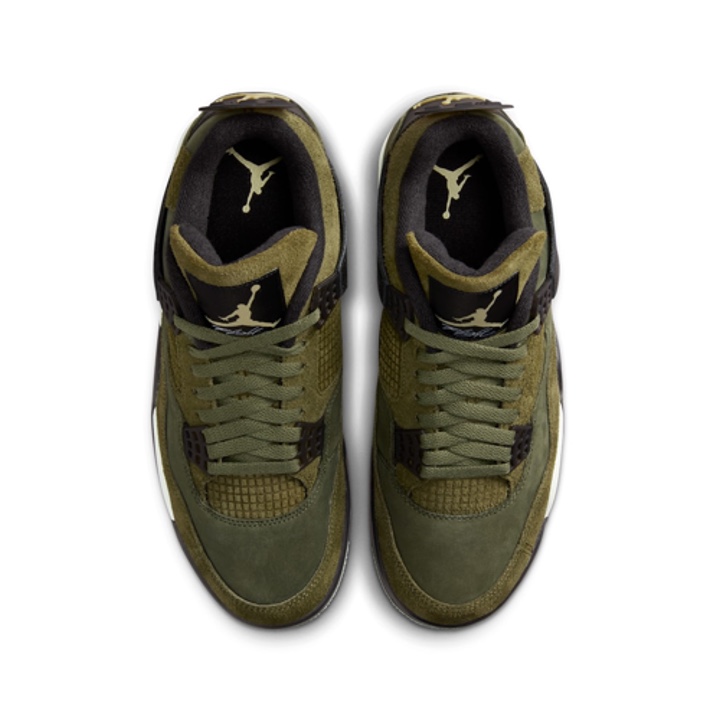 Jordan 4 Retro SE Craft Medium Olive 착용 스타일 - 4