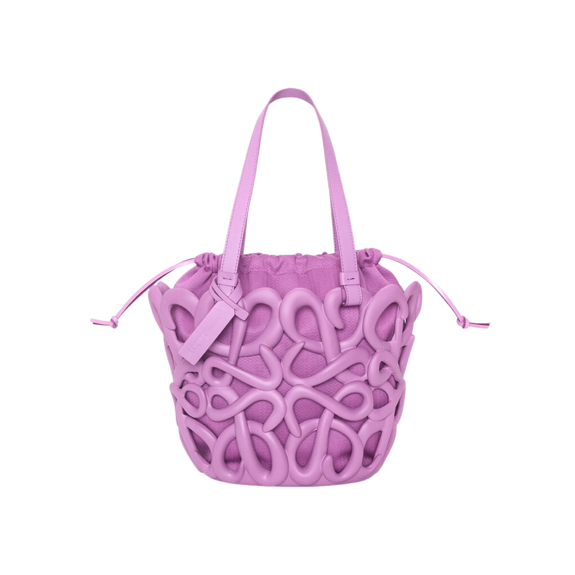 Loewe Anagram Inflated Basket In Light Foam Rubber Rockrose 상세 이미지 1