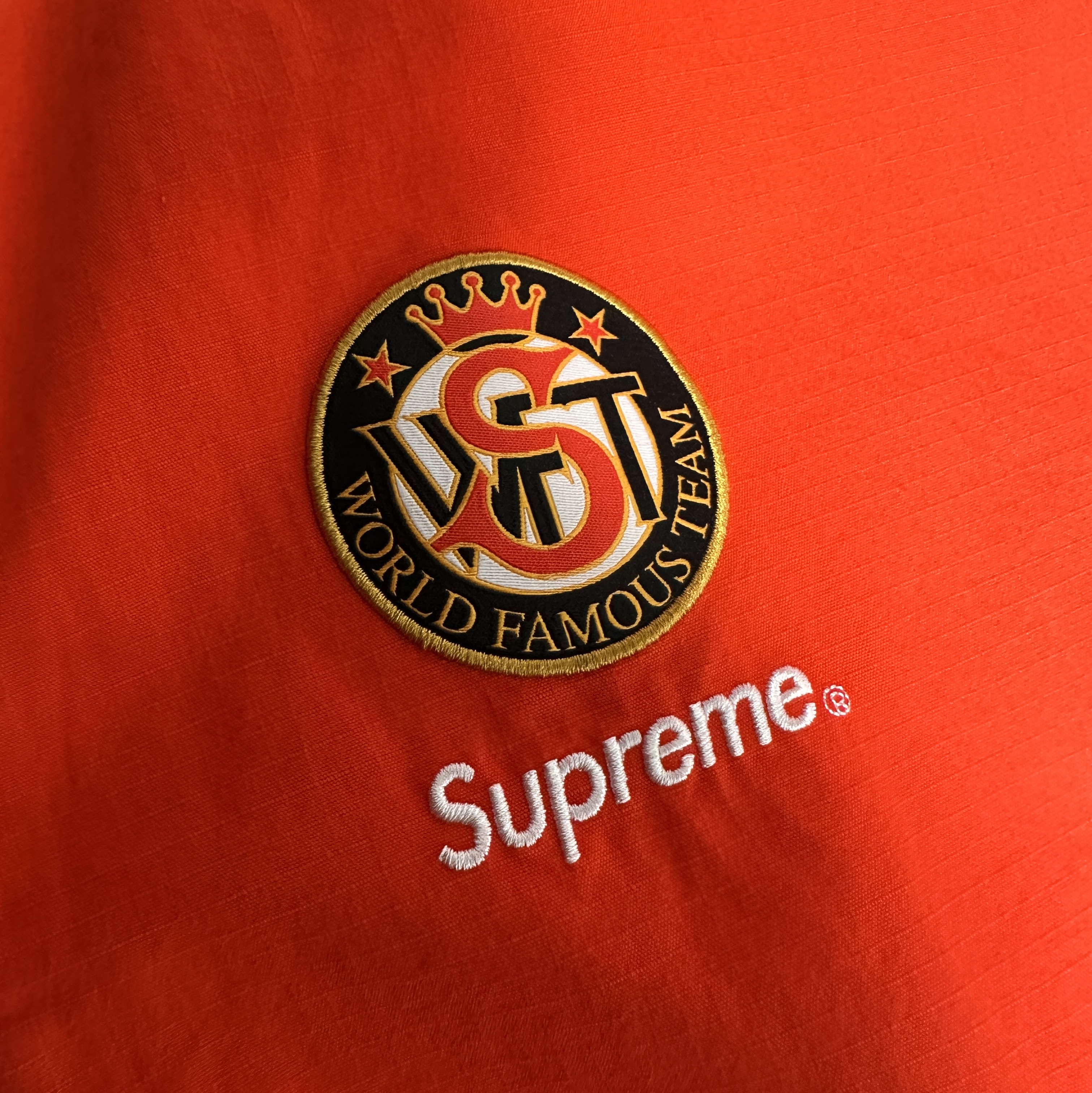 Supreme x Umbro Cotton Ripstop Track Jacket Red - 23FW 착용 스타일