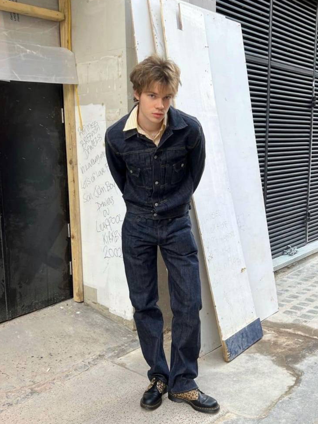 Supreme Rigid Slim Selvedge Jean Rigid Indigo - 23FW 착용 스타일 - 8