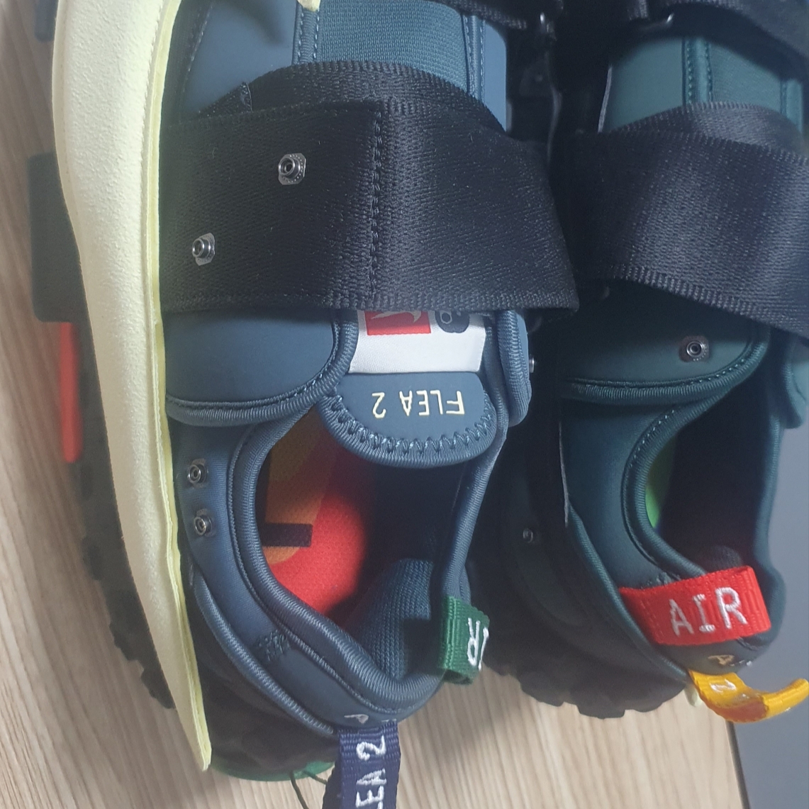 Nike x Cactus Plant Flea Market Air Flea 2 Faded Spruce 착용 스타일 - 1