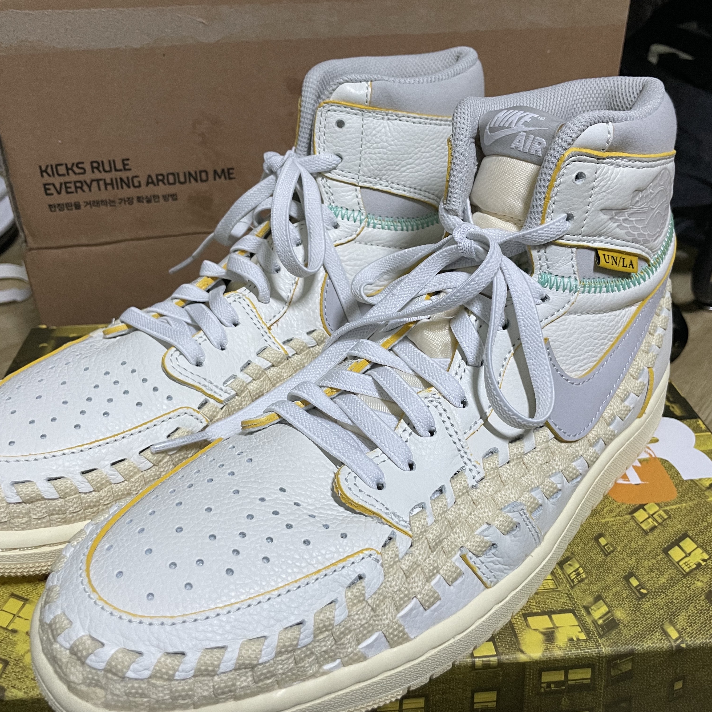 Jordan 1 x Bephies Beauty Supply x Union Retro High OG SP Summer '96 착용 스타일
