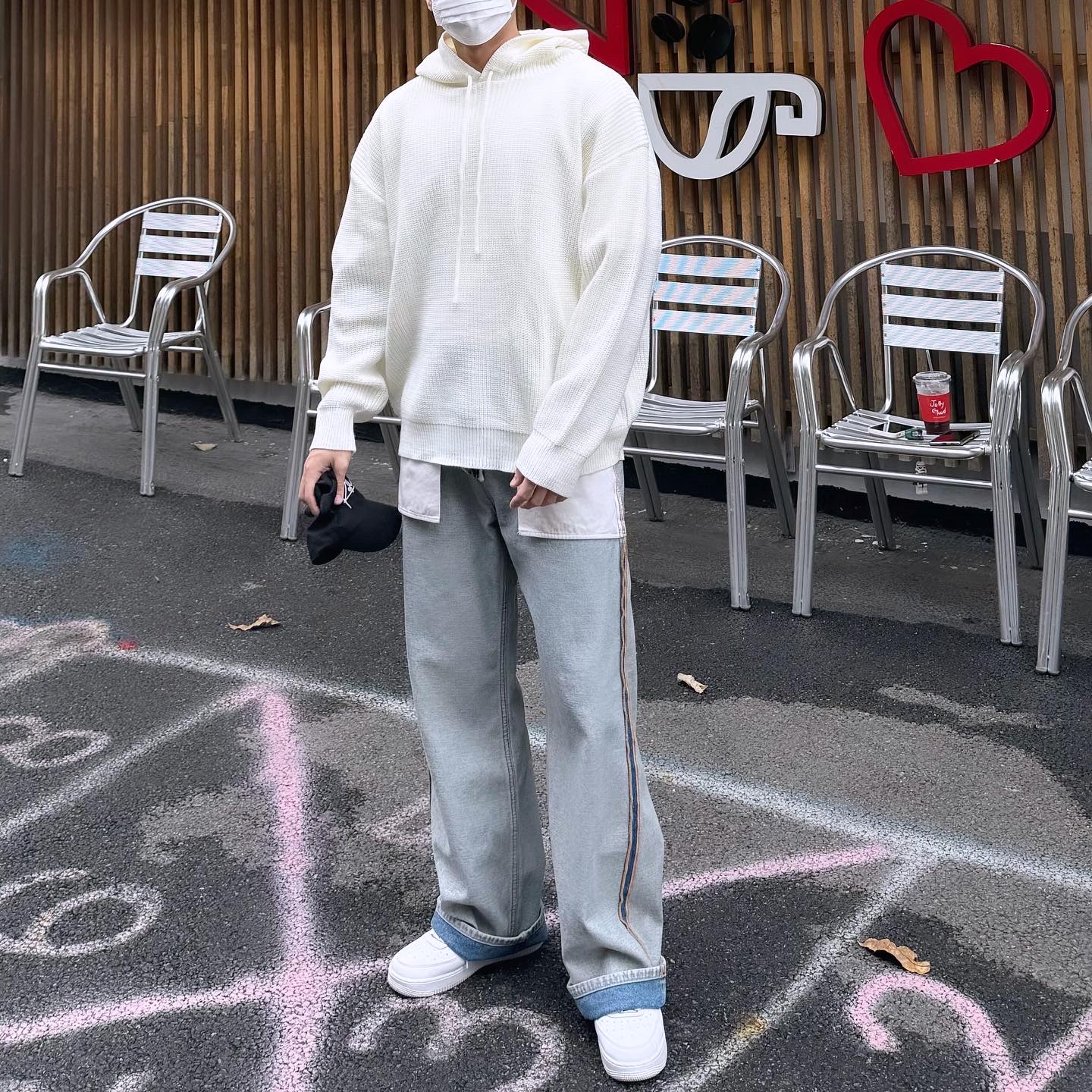 Nike x Drake Nocta Air Force 1 Low SP Certified Lover Boy White 착용 스타일 - 5