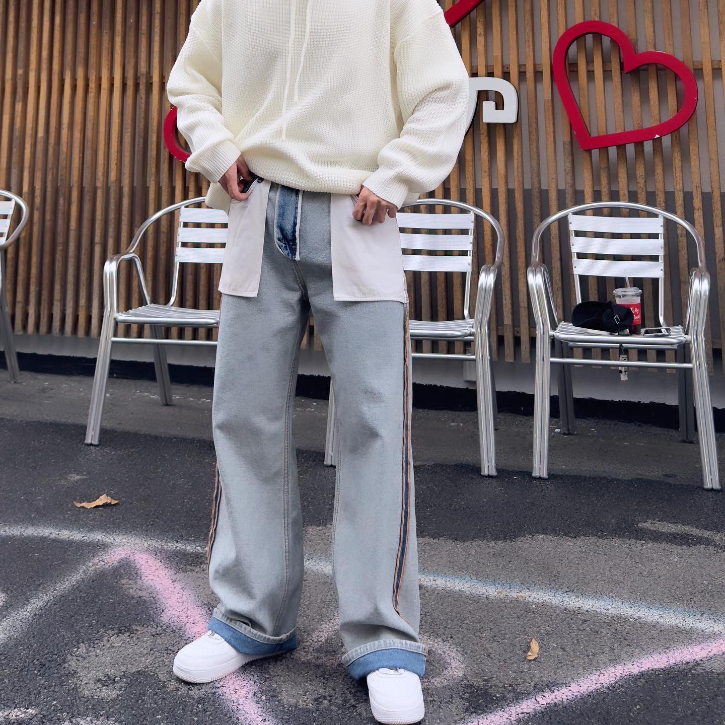 Nike x Drake Nocta Air Force 1 Low SP Certified Lover Boy White 착용 스타일 - 3