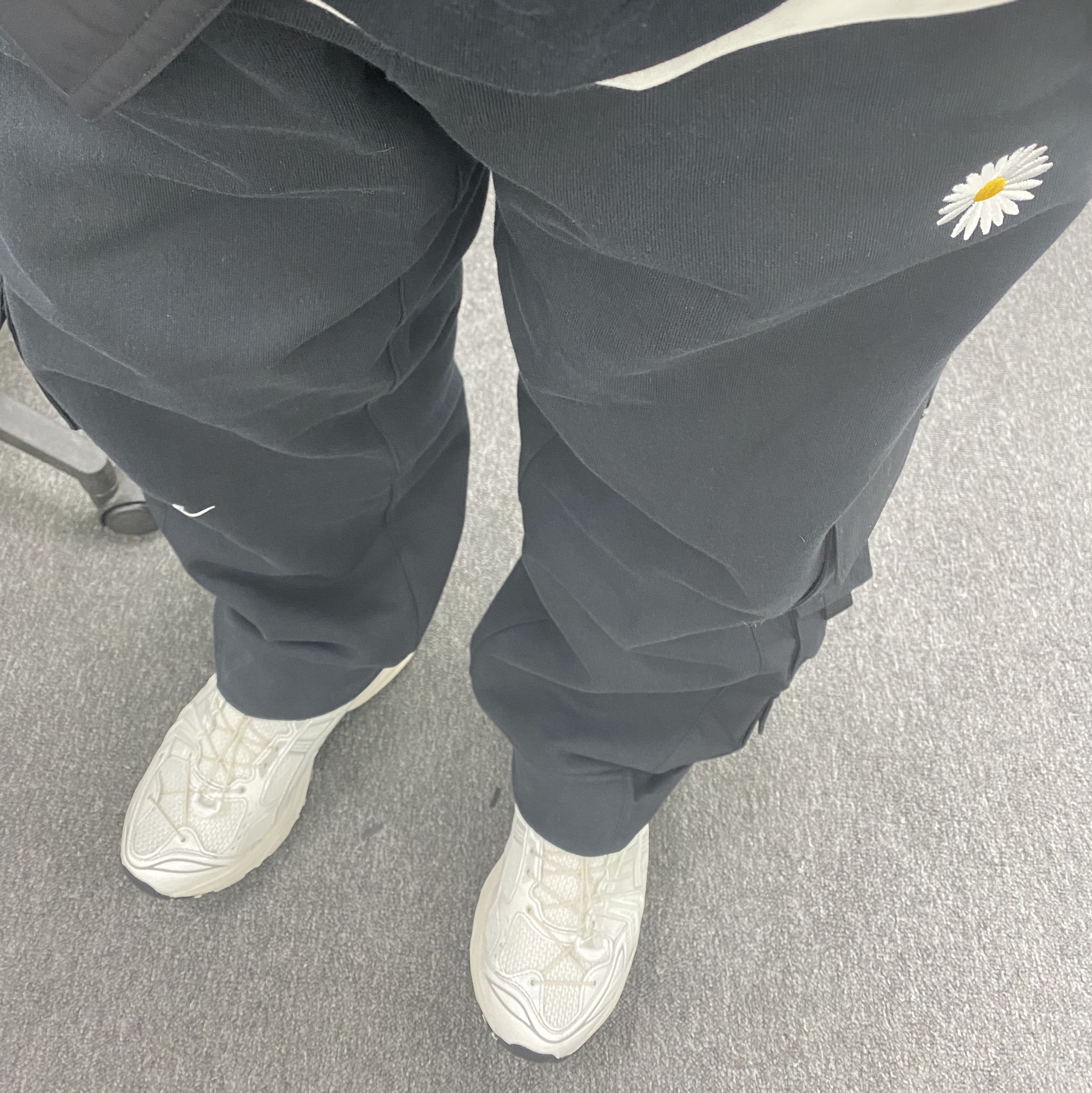Asics x Unaffected Gel-Kayano 14 Galaxy White, Nike x Peaceminusone Wide Pants Black (DR0096-010) 착용 스타일 - 2