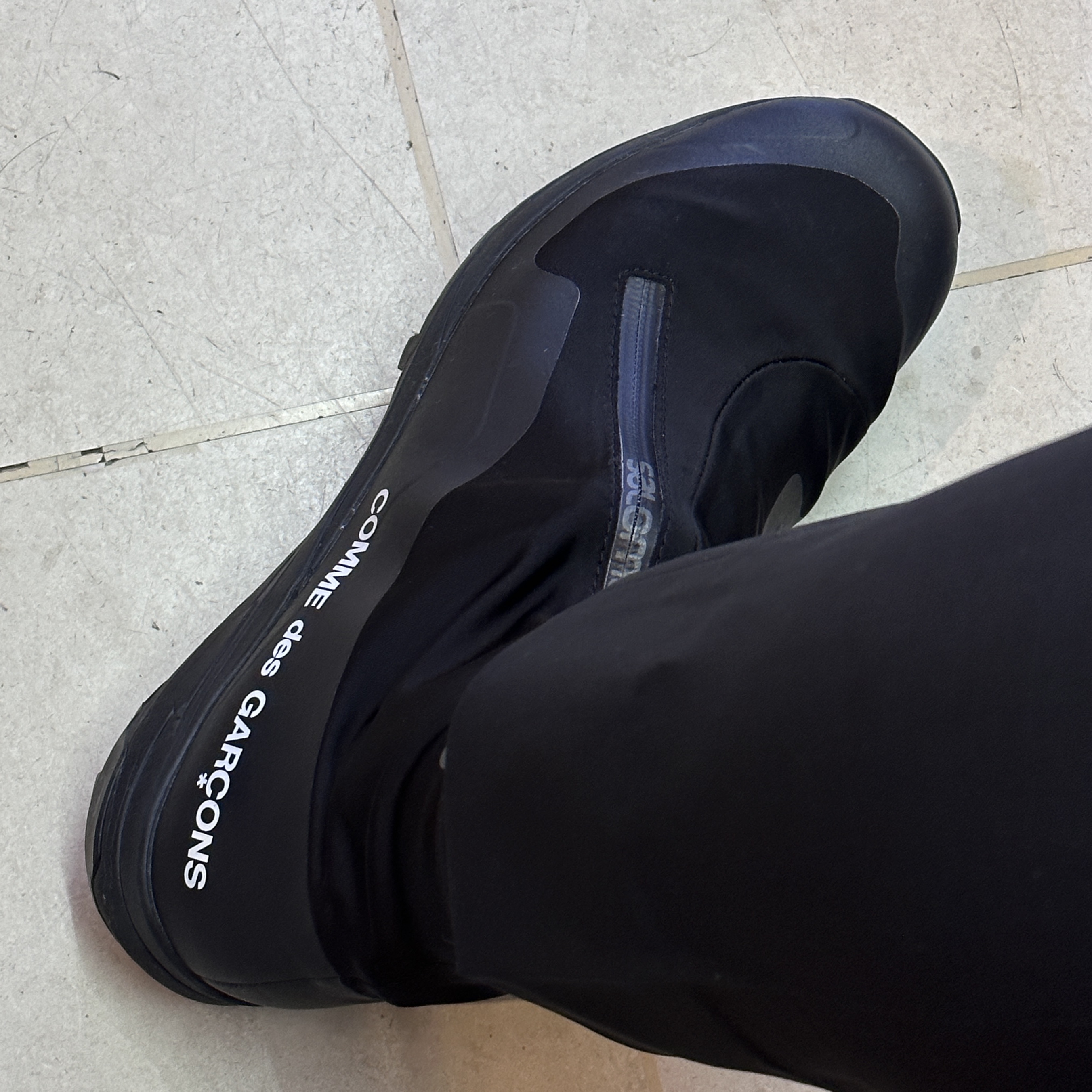 Salomon x Comme des Garcons XA-Alpine 2 Black 착용 스타일