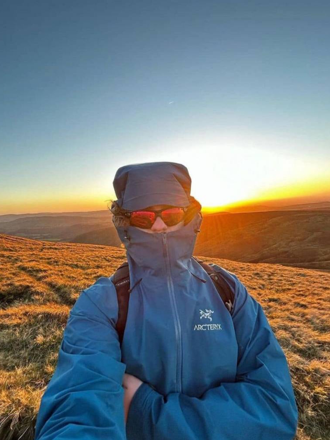 Arc'teryx Gamma SL Hoody Revel, Arc'teryx Atom SL Hoody Solitude 착용 스타일 - 7