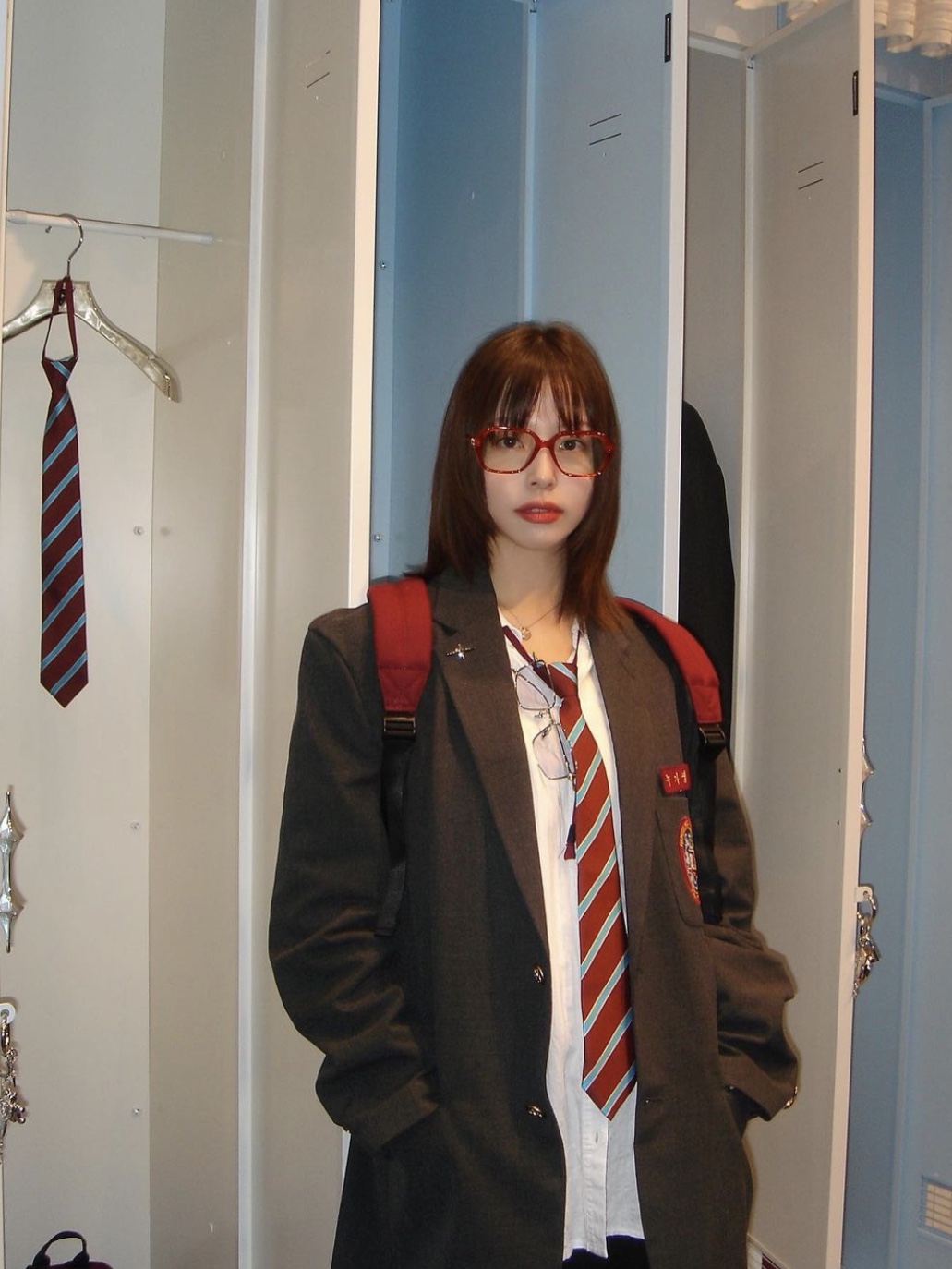 Gentle Monster Beca T4 Tortoiseshell 착용 스타일