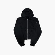 OMO 3D Pocket Zip-Up Hoodie Black