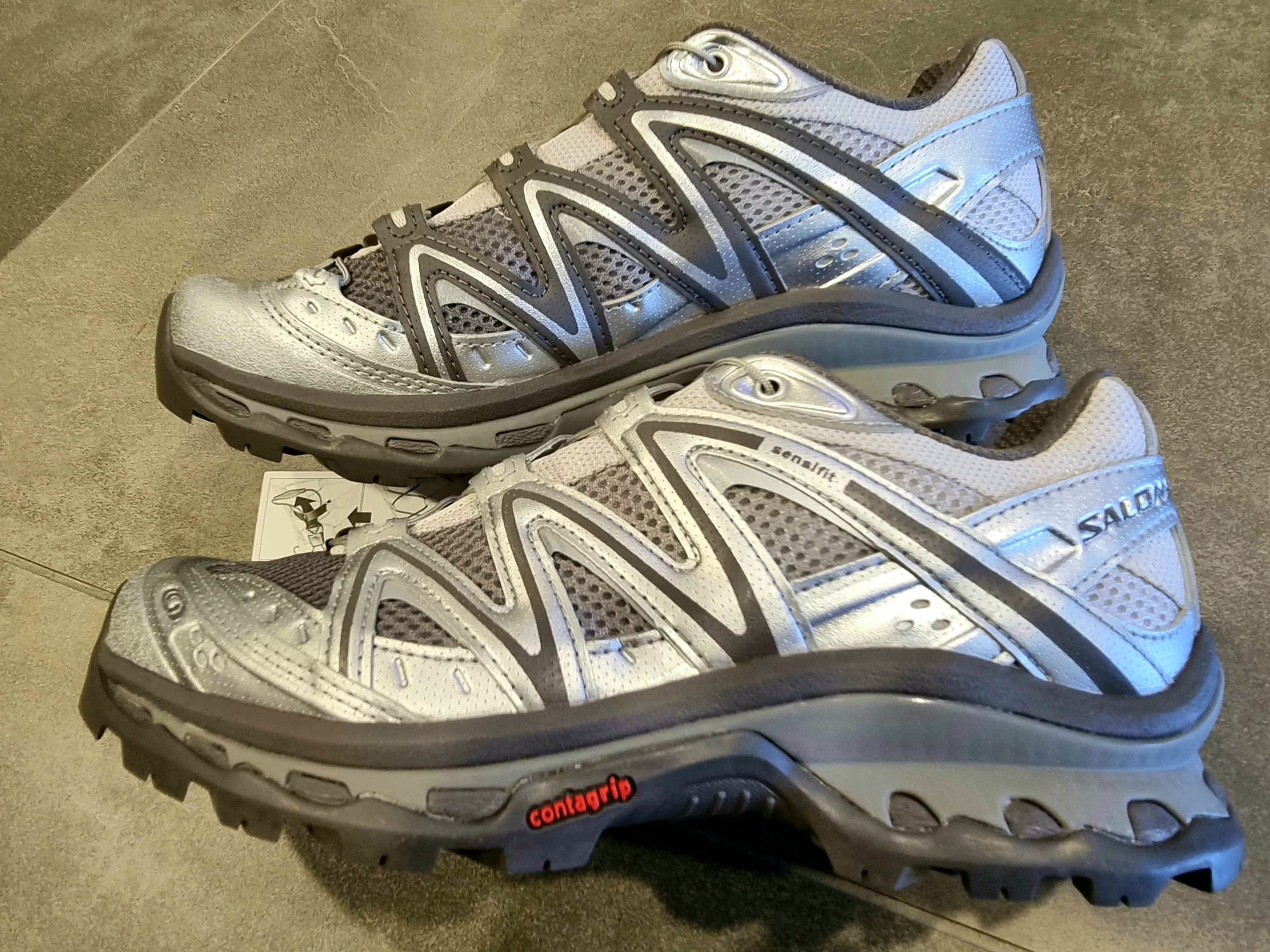 Salomon x Slam Jam XT-Quest Plum Kitten Lunar Rock 착용 스타일 - 3