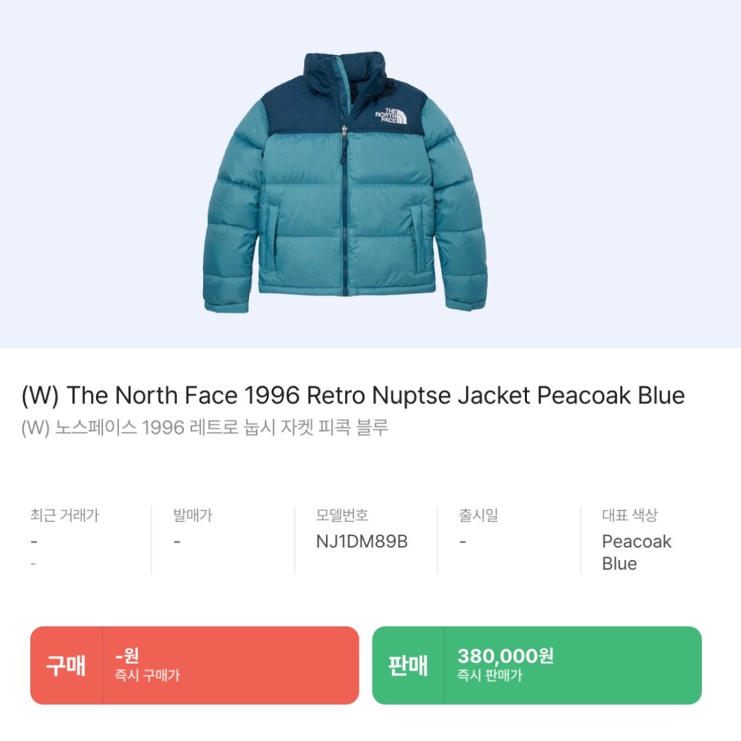 The North Face 1996 Retro Nuptse Jacket Dark Oak, (W) The North Face White Label Novelty Nuptse Down Jacket Black 착용 스타일 - 7