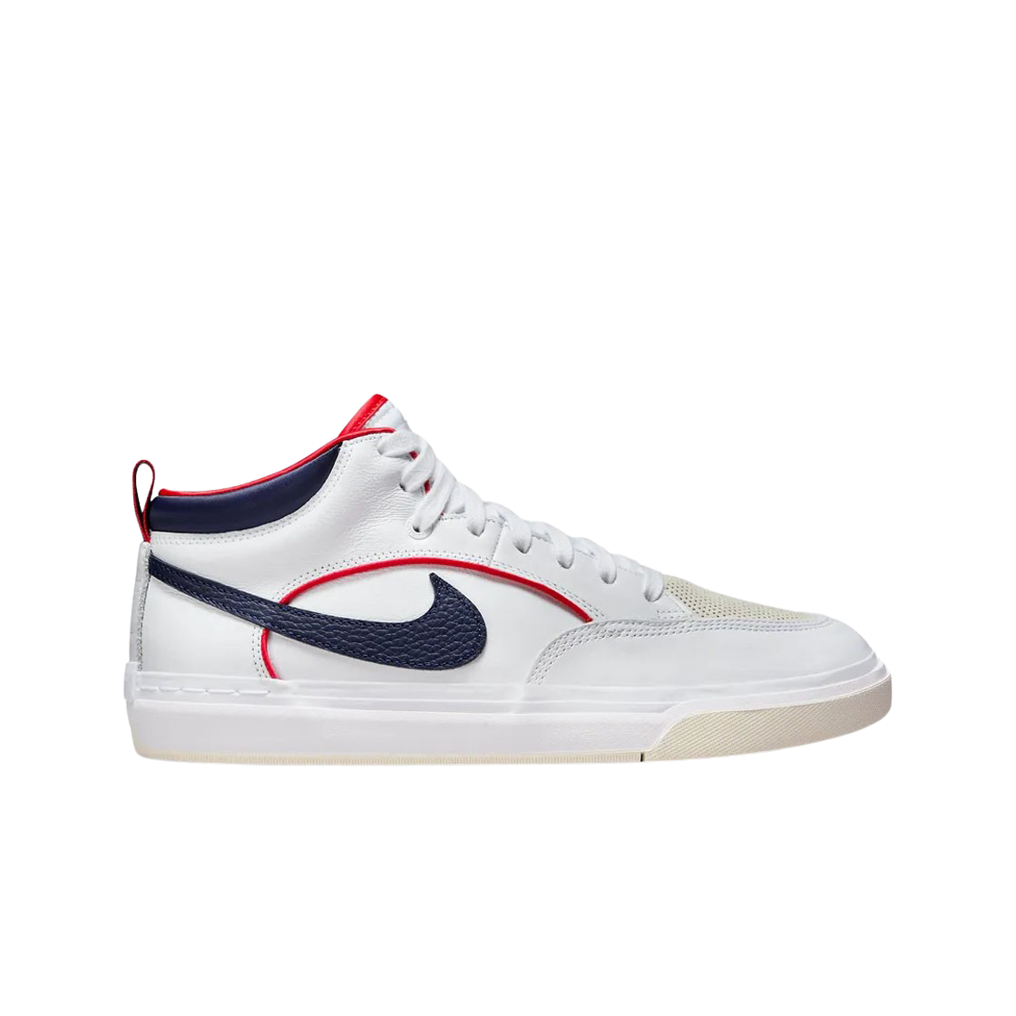 나이키 SB 리액트 레오 프리미엄 화이트 미드나잇 네이비(Nike SB React Leo Premium White Midnight Navy) - 1