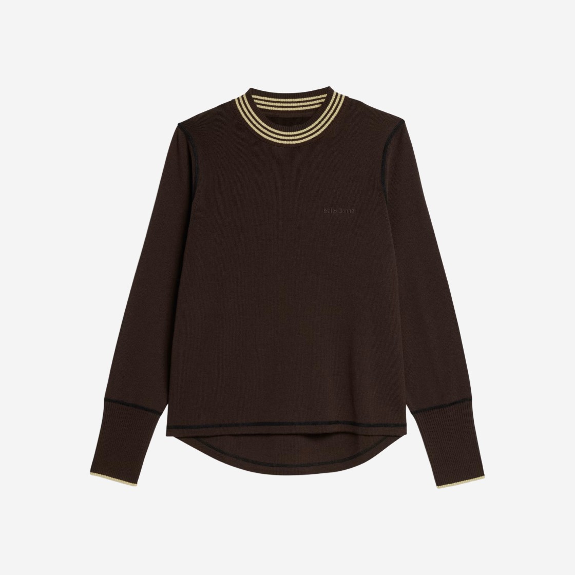 Adidas x Wales Bonner Long Sleeve Knit Top Dark Brown - KR Sizing 상세 이미지 1