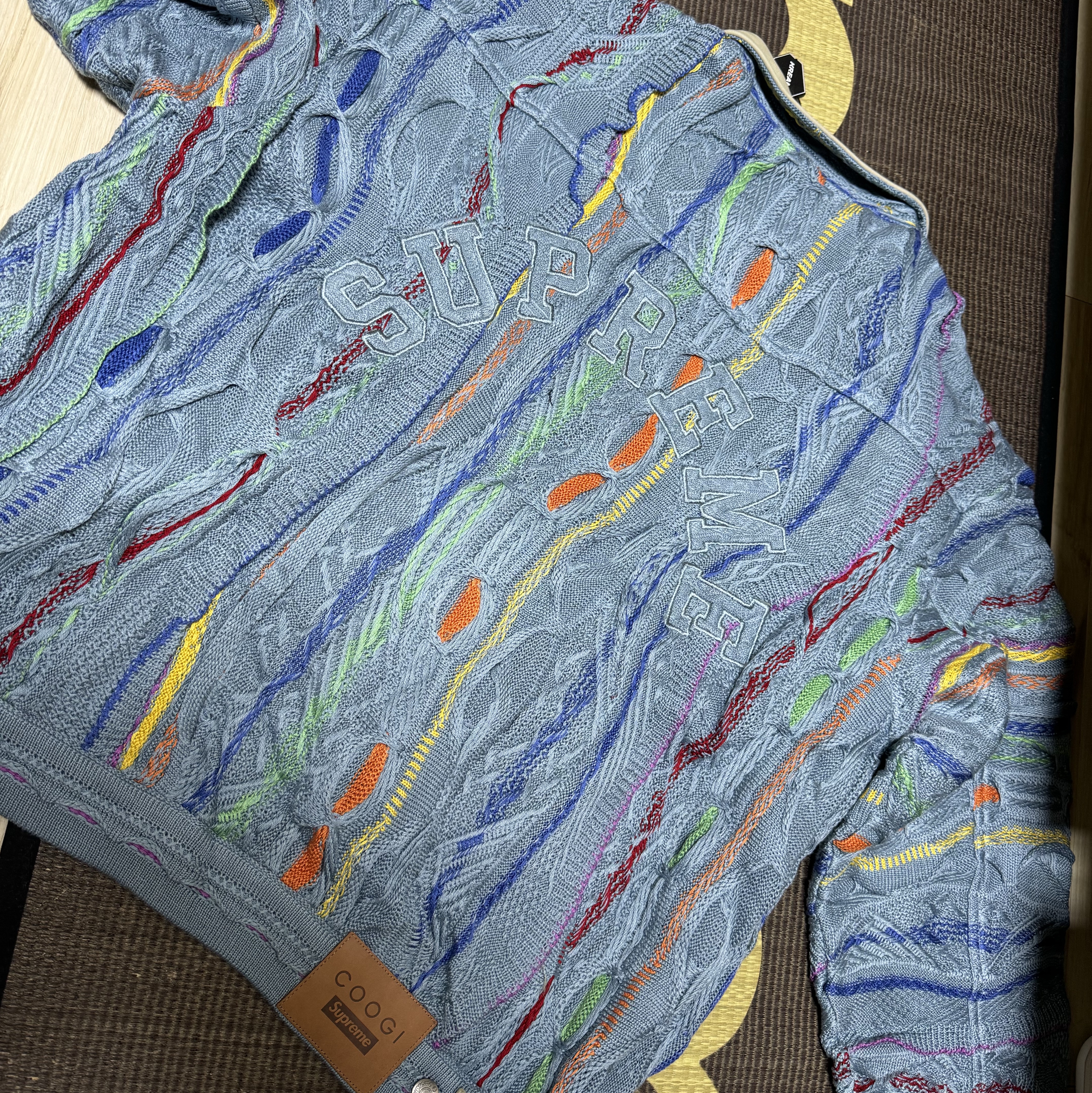 Supreme x Coogi Trucker Jacket Blue - 23SS 착용 스타일