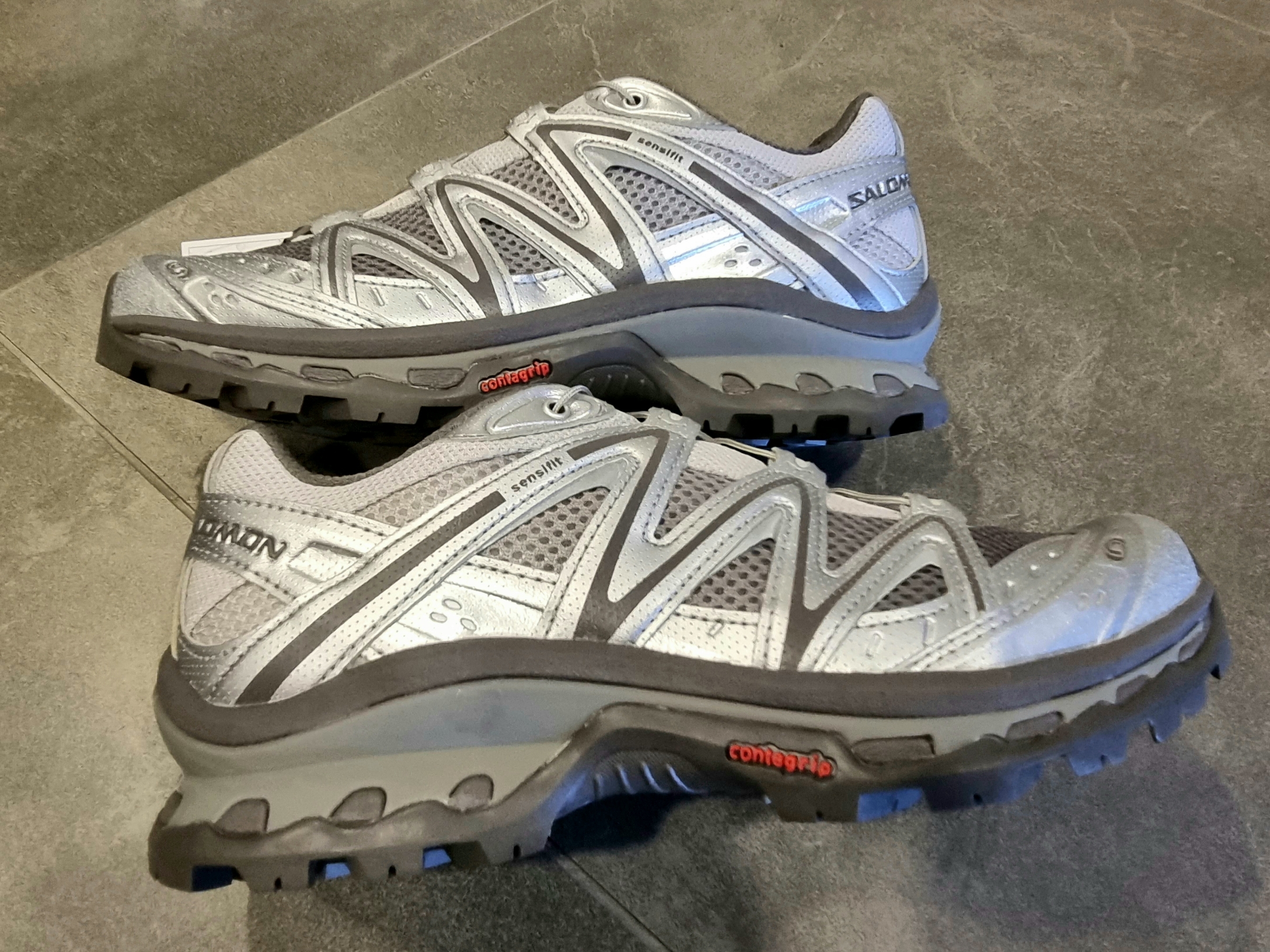 Salomon x Slam Jam XT-Quest Plum Kitten Lunar Rock 착용 스타일 - 2