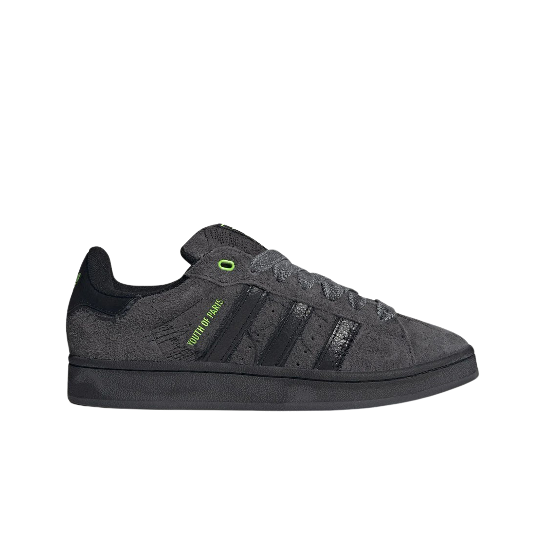 아디다스 x 유스 오브 파리 캠퍼스 00s 카본 솔라 그린(Adidas x Youth of Paris Campus 00s Carbon Solar Green)