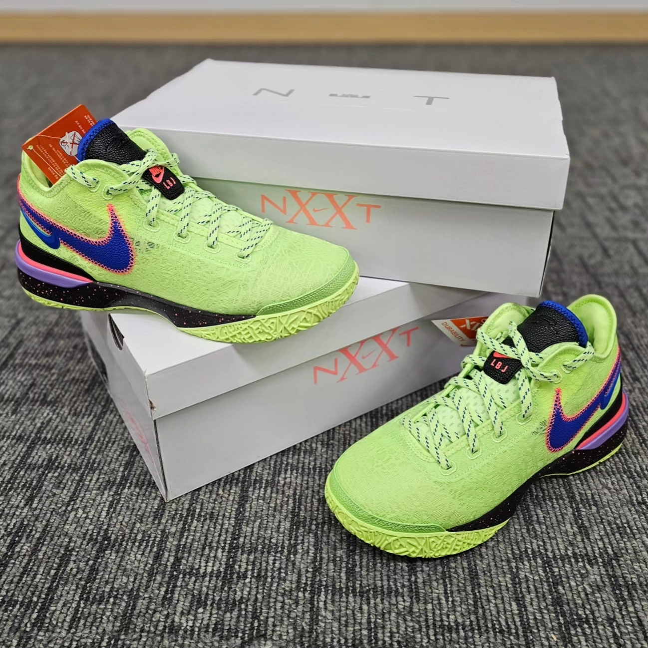 Nike LeBron NXXT Gen EP Ghost Green 착용 스타일 - 5
