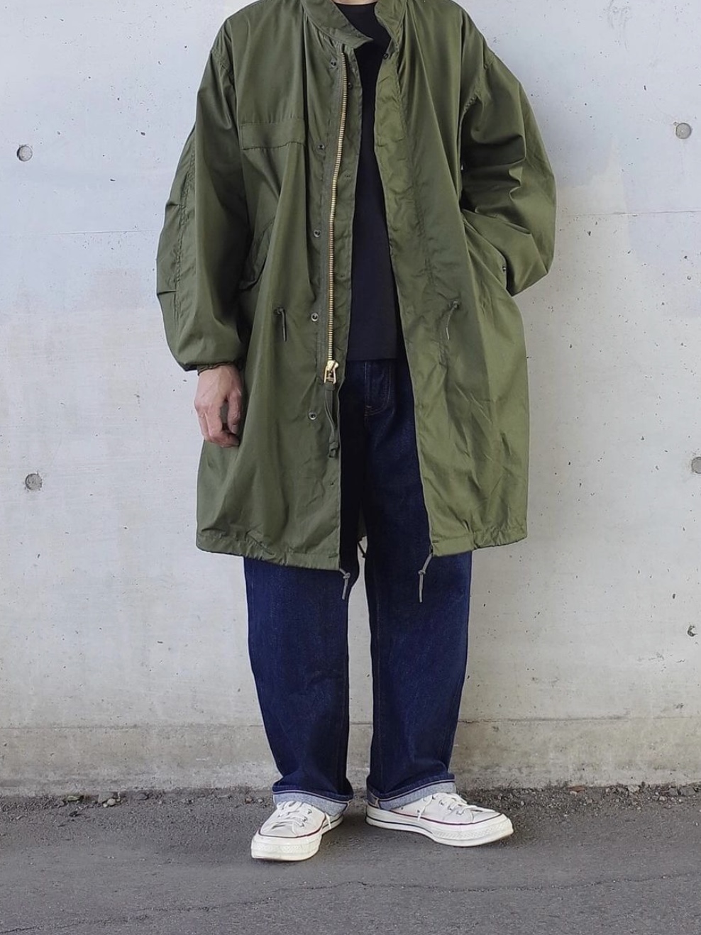 Freak's Store M-65 Mods Coat Liner Set Olive, Freak's Store M-65 Mods Coat Liner Set Black 착용 스타일 - 3