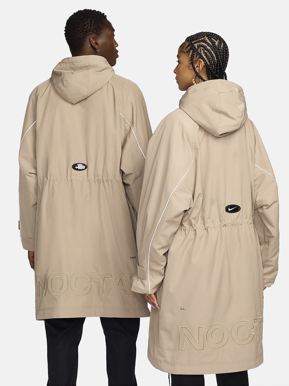 Nike x Drake Nocta Basketball Sideline Jacket Khaki (DV3647-248) 착용 스타일 - 4