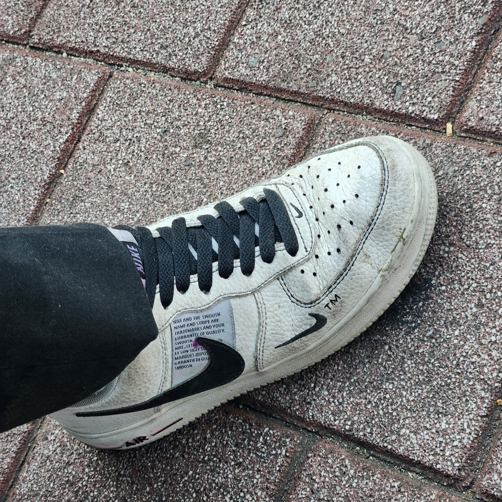 Nike Air Force 1 Low Utility White Black 착용 스타일